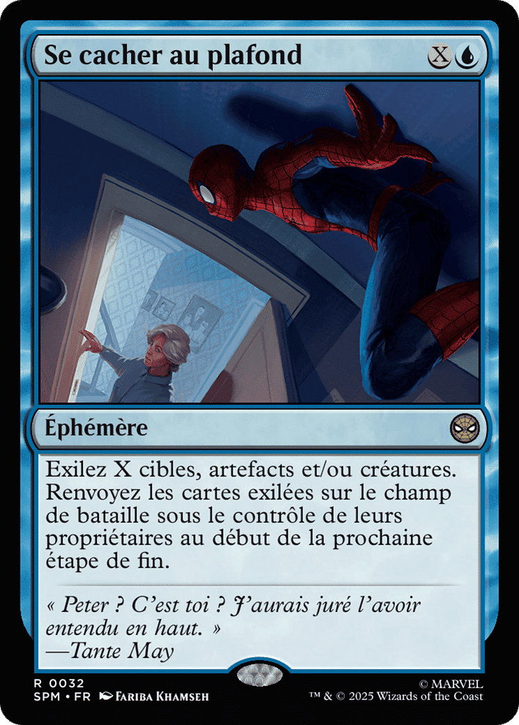 Se cacher au plafond — Marvel's Spider-Man — Magic: The Gathering
