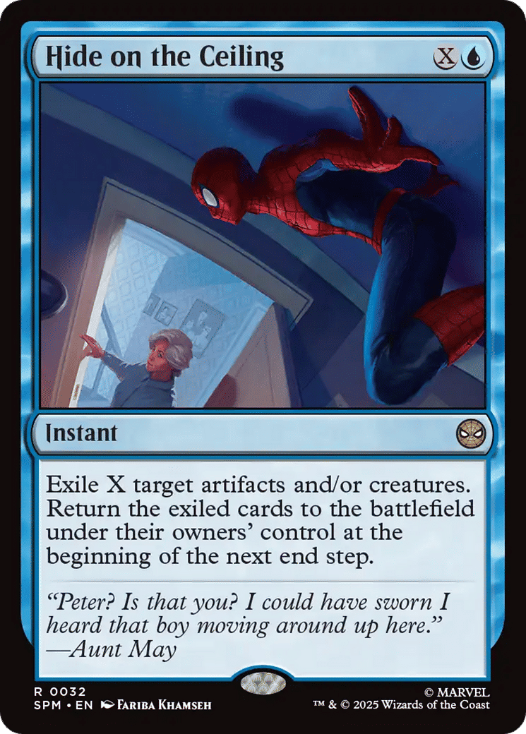 Hide on the Ceiling — Marvel's Spider-Man — Magic: The Gathering