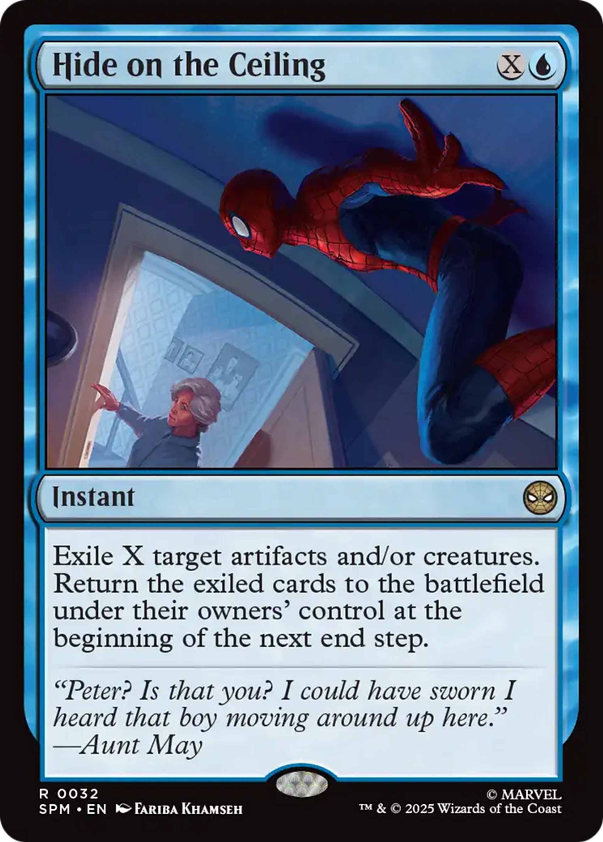 Se cacher au plafond — Marvel's Spider-Man — Magic: The Gathering