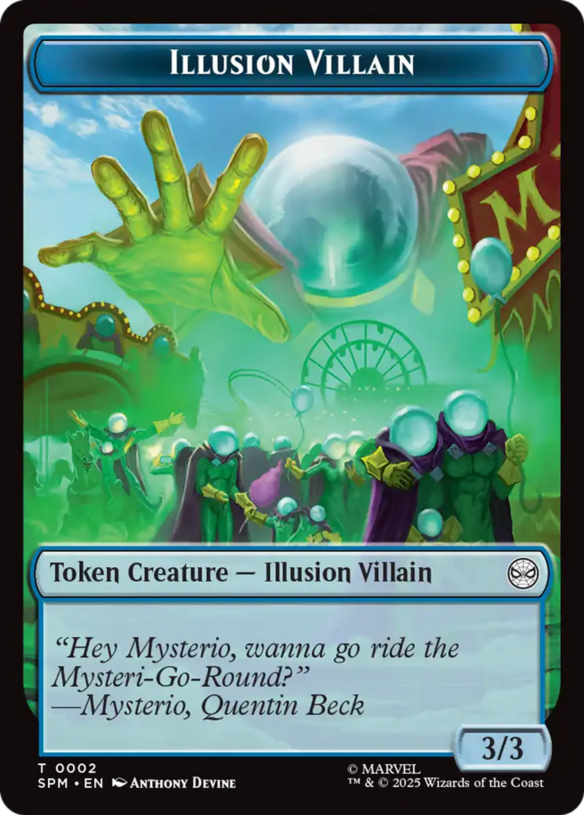 Illusion Villain — Marvel's Spider-Man — Magic: The Gathering