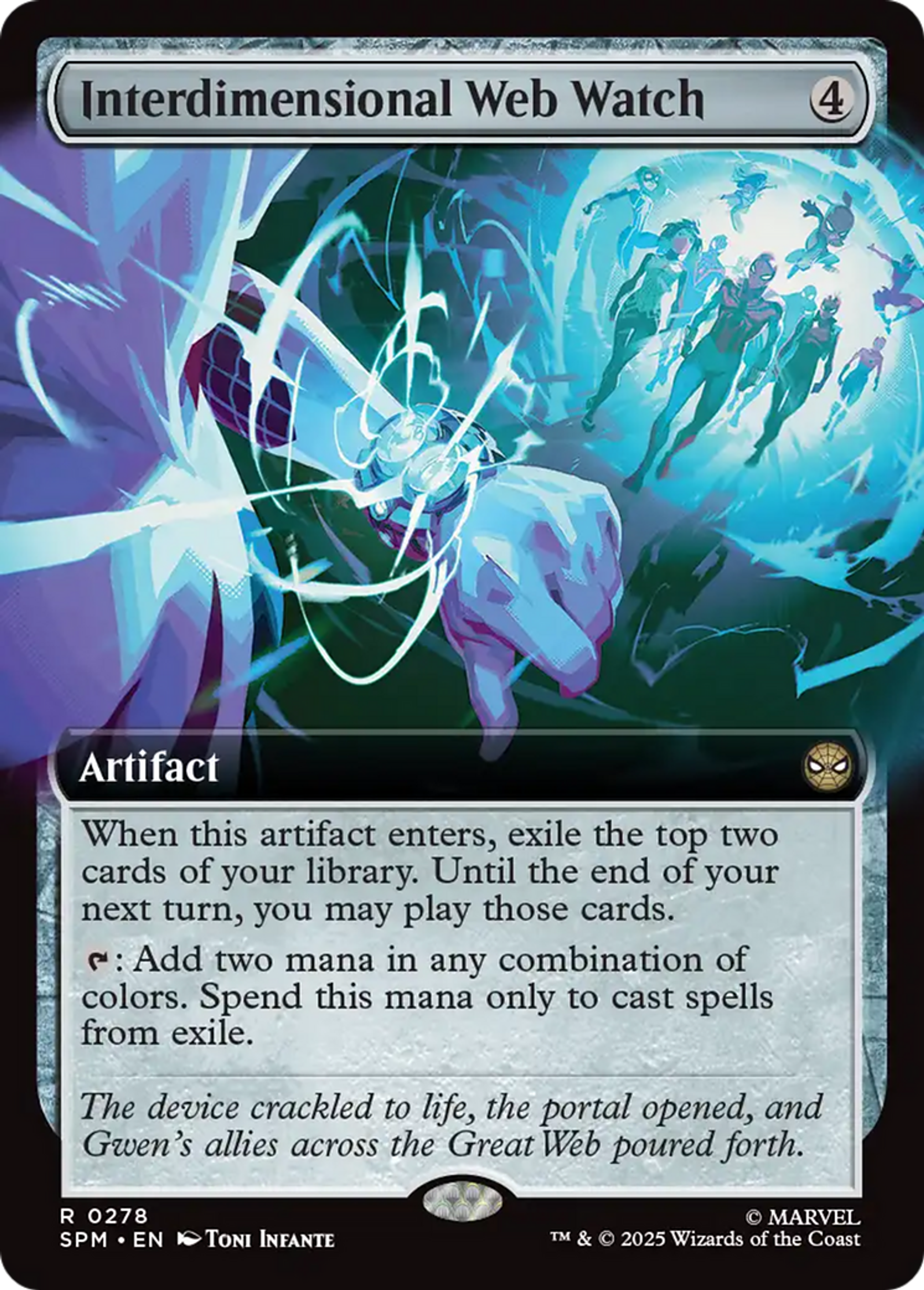 Montre interdimensionnelle — Marvel's Spider-Man — Magic: The Gathering