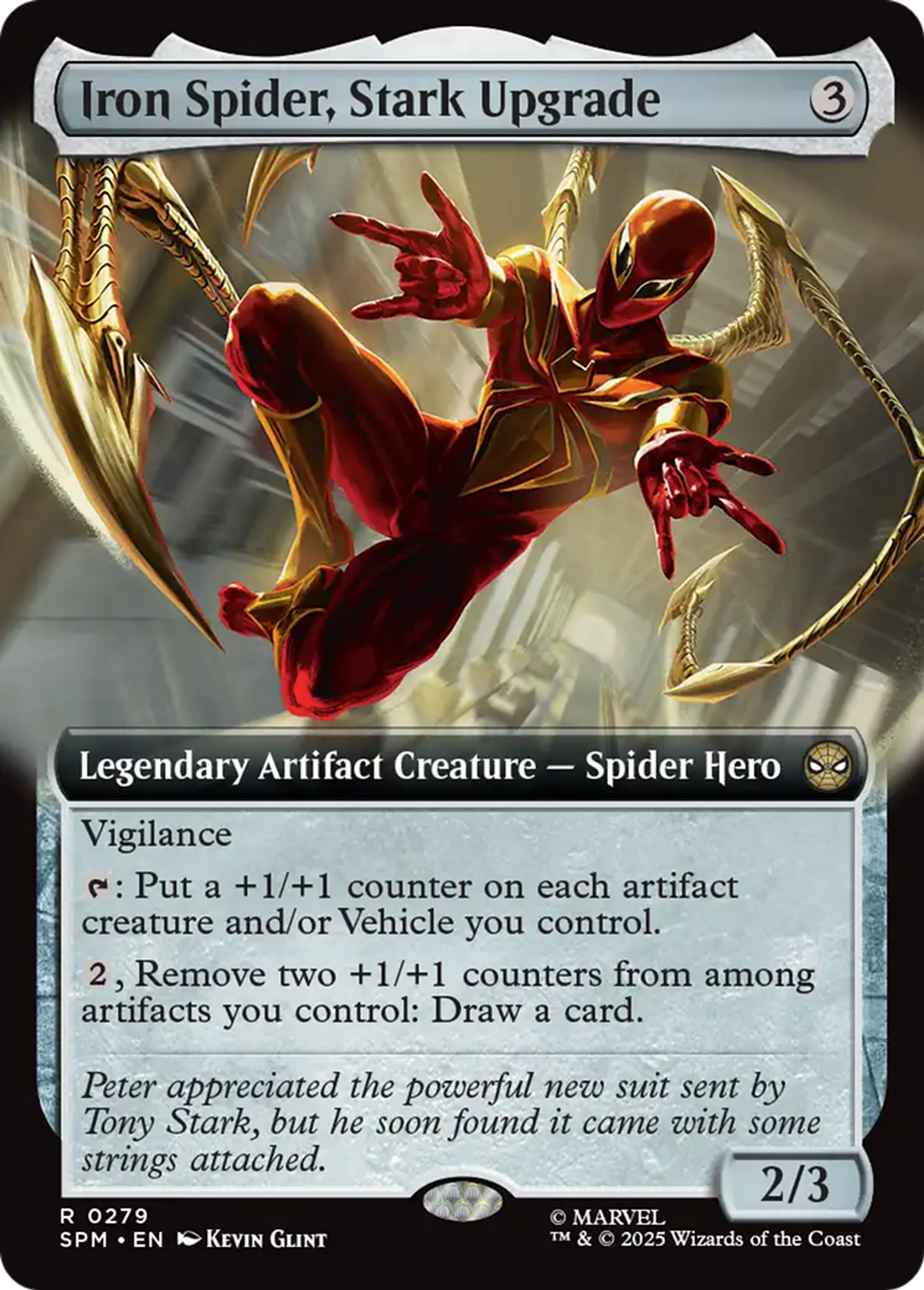 Iron Spider, amélioration Stark — Marvel's Spider-Man — Magic: The Gathering
