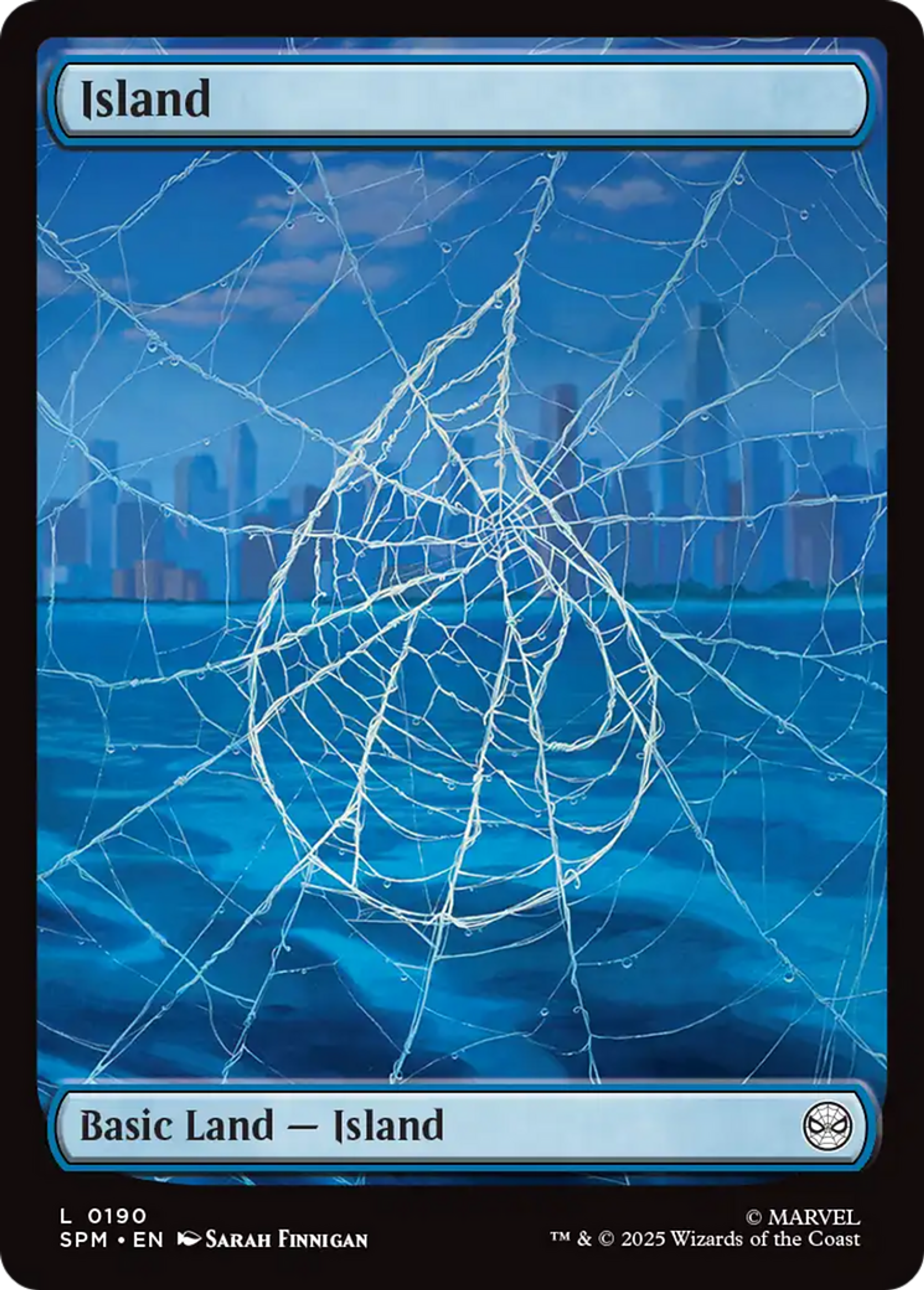 Island — Marvel's Spider-Man — Magic: The Gathering