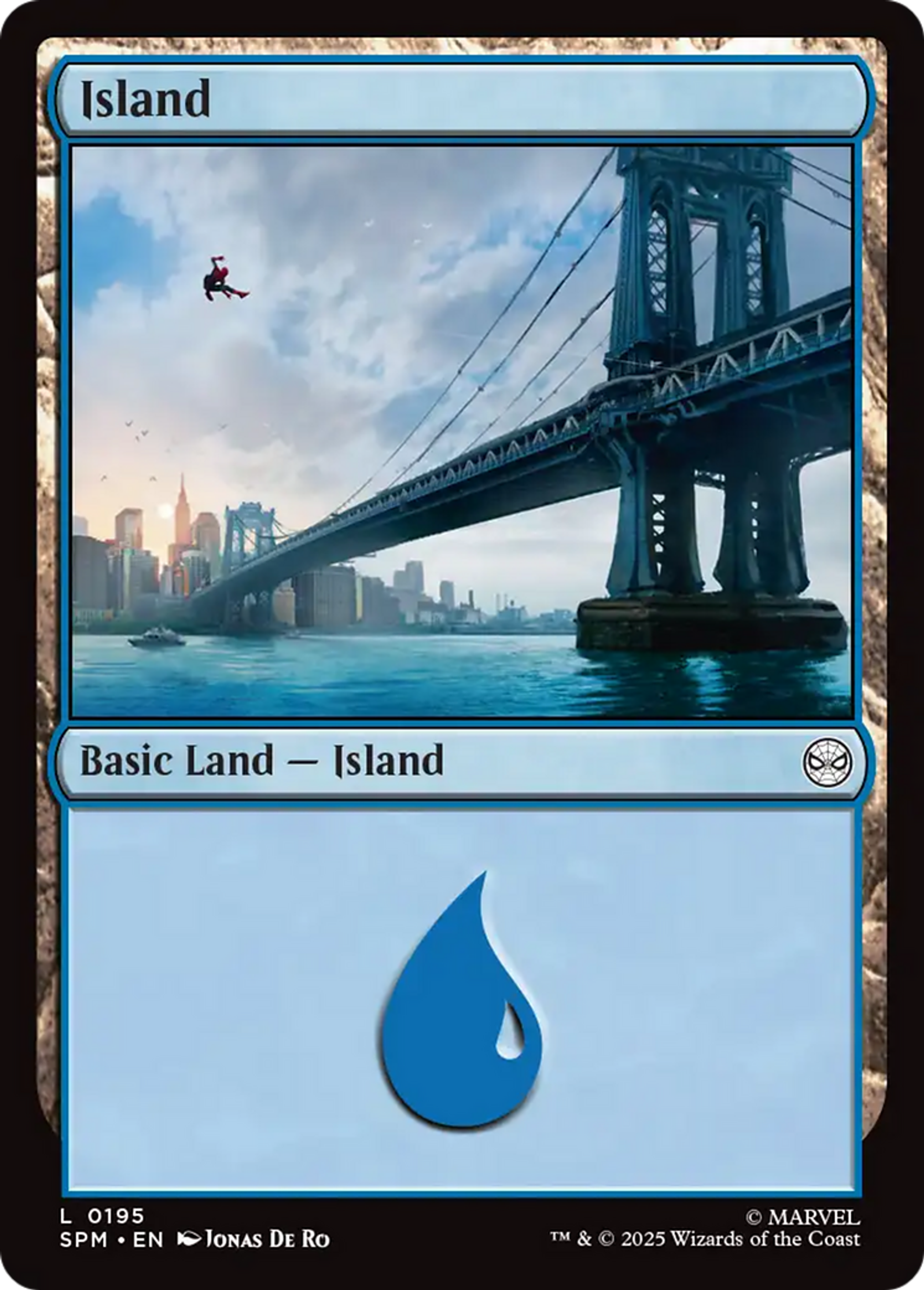 Island — Marvel's Spider-Man — Magic: The Gathering