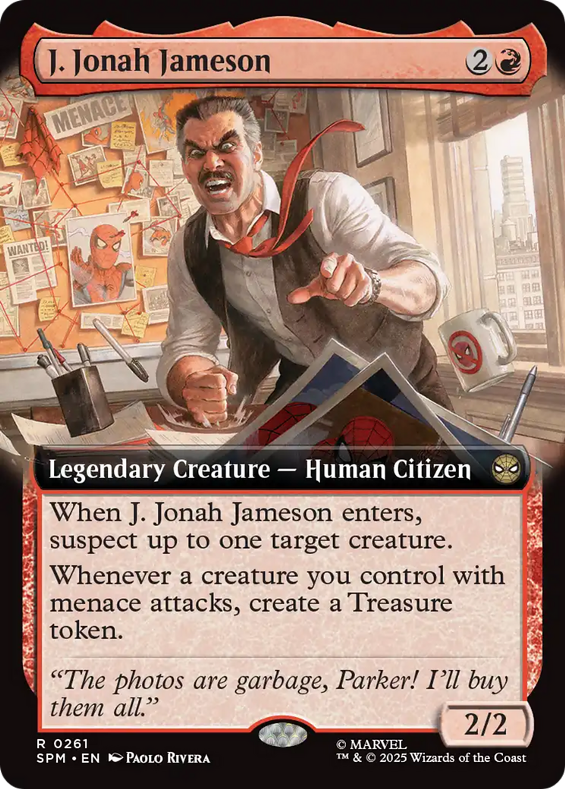 J. Jonah Jameson — Marvel's Spider-Man — Magic: The Gathering