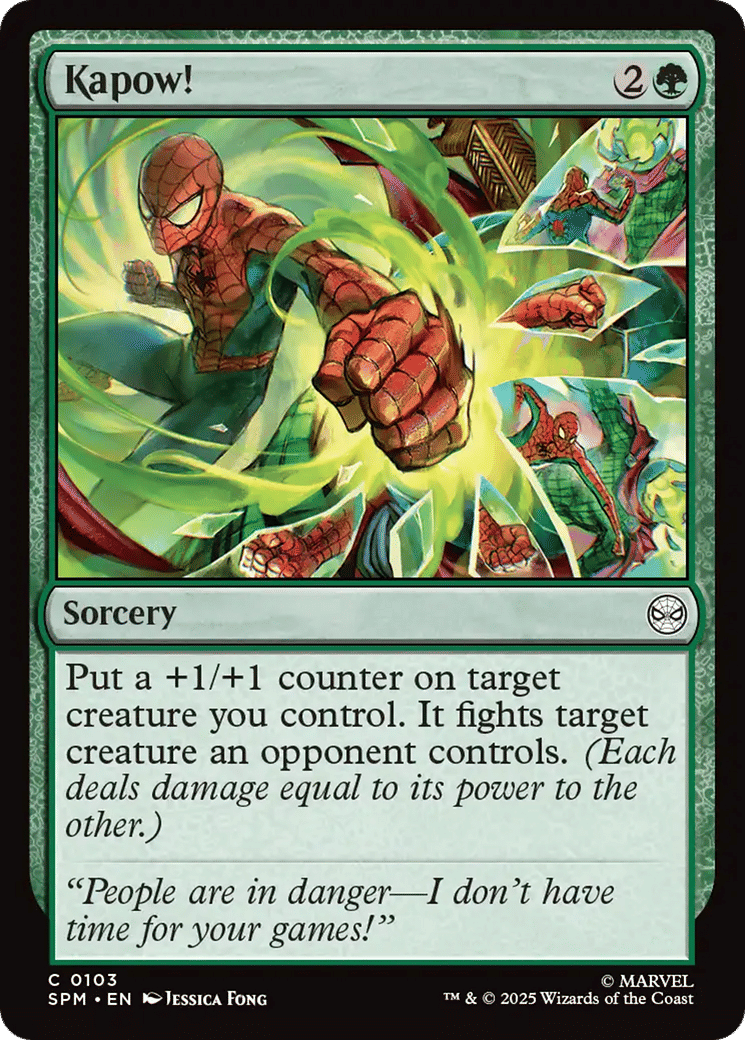 Kapow! — Marvel's Spider-Man — Magic: The Gathering