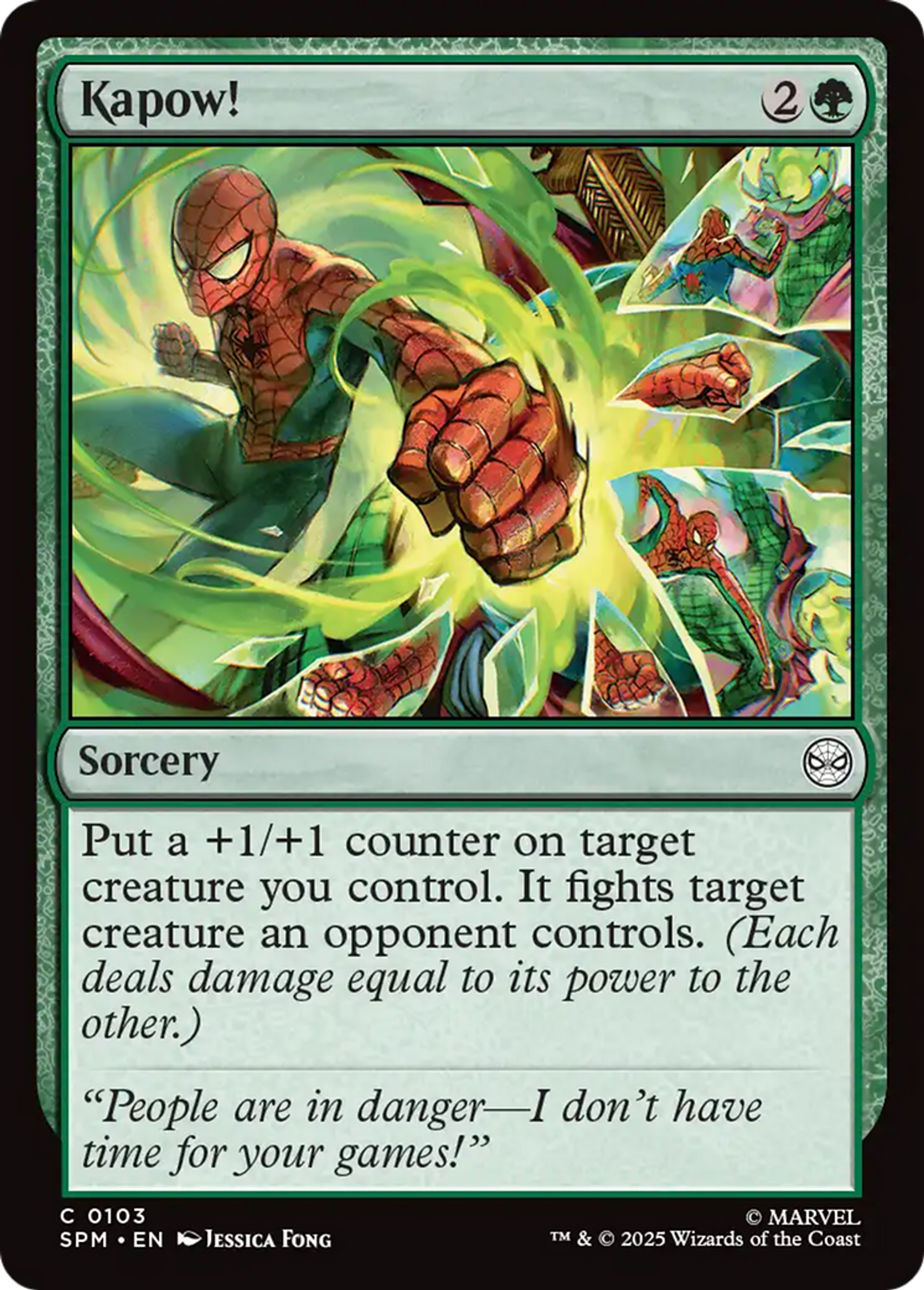 Kapow! — Marvel's Spider-Man — Magic: The Gathering