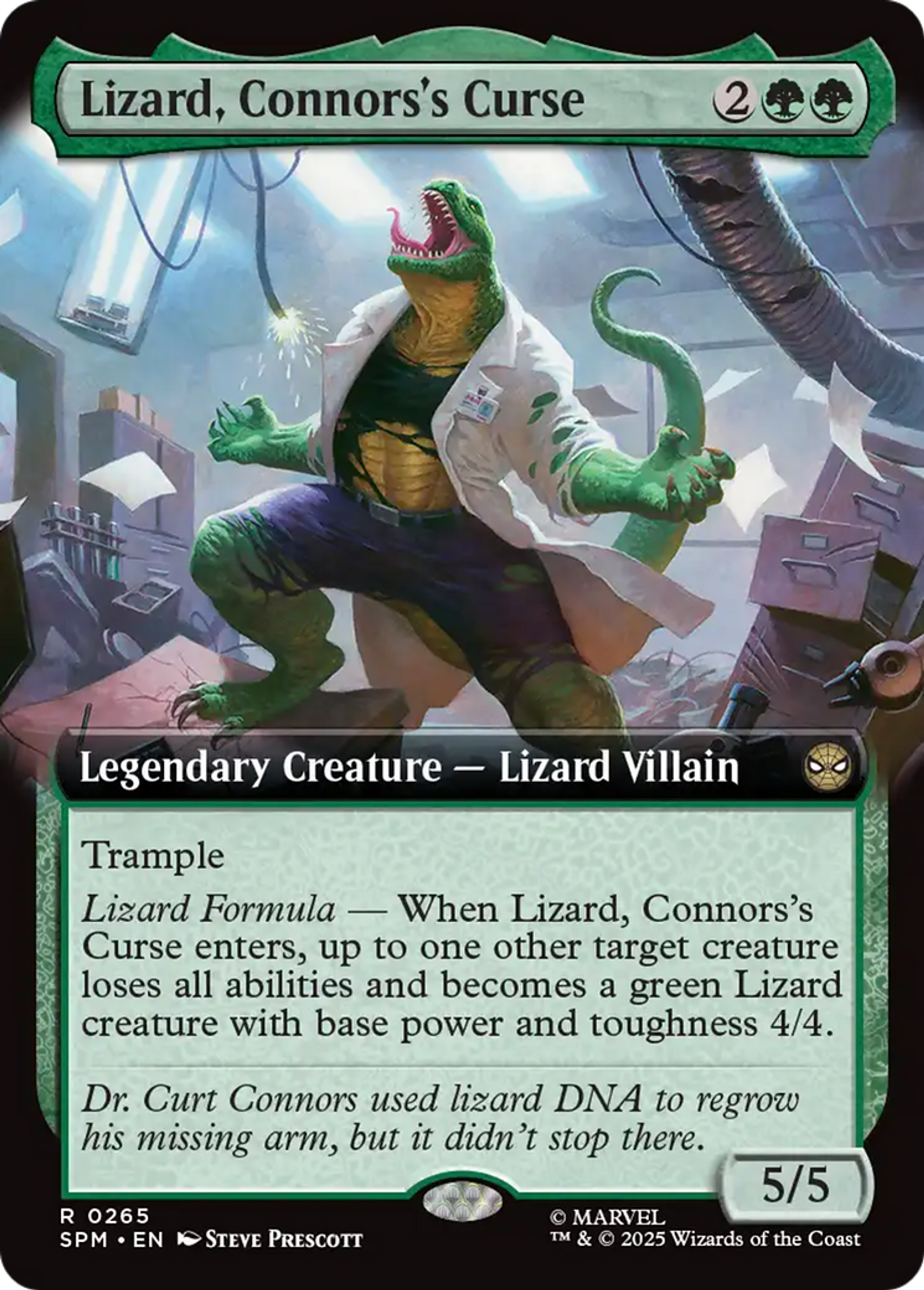Lizard, Connors's Curse — Marvel's Spider-Man — Magic: The Gathering
