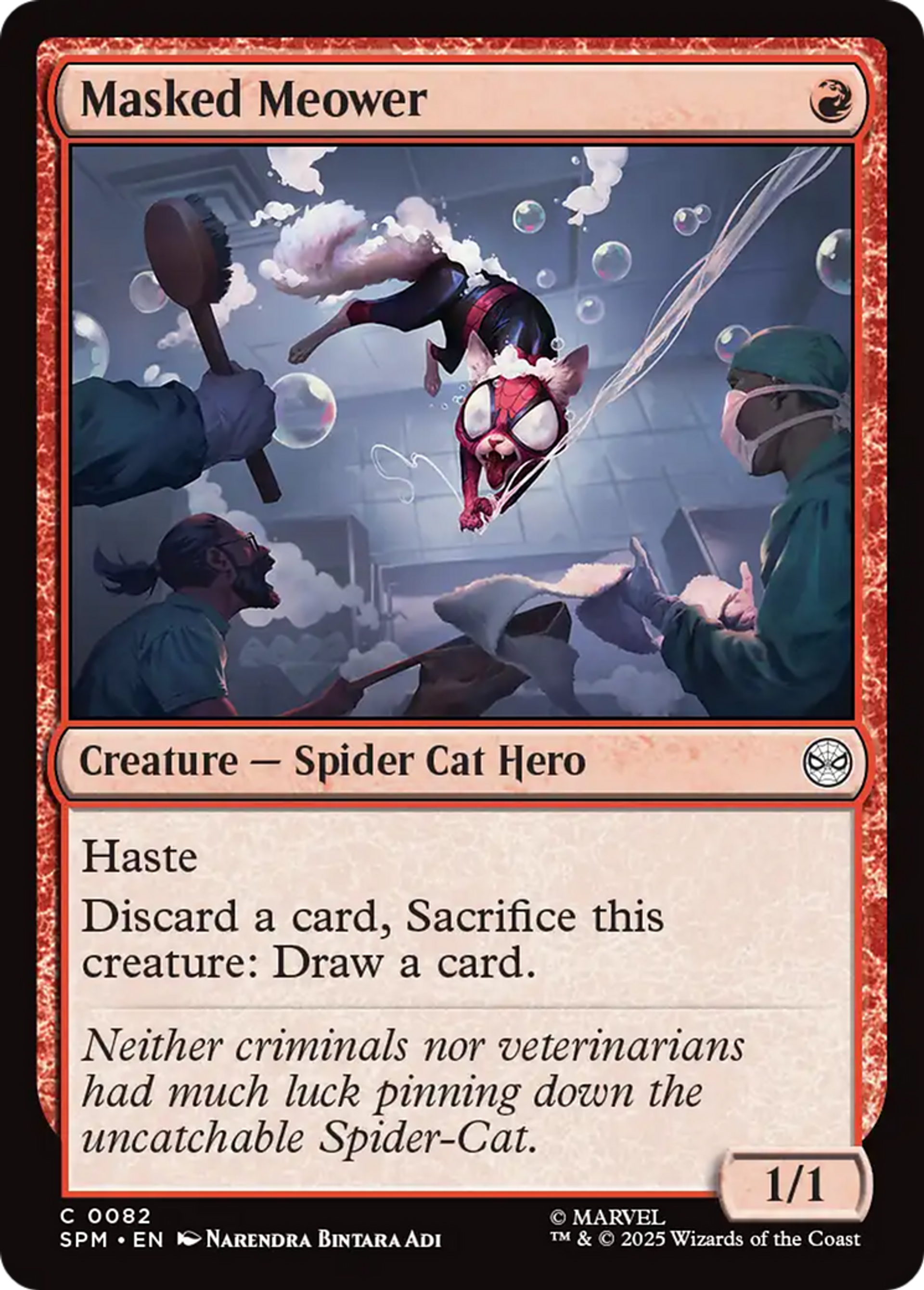 Miauleur masqué — Marvel's Spider-Man — Magic: The Gathering