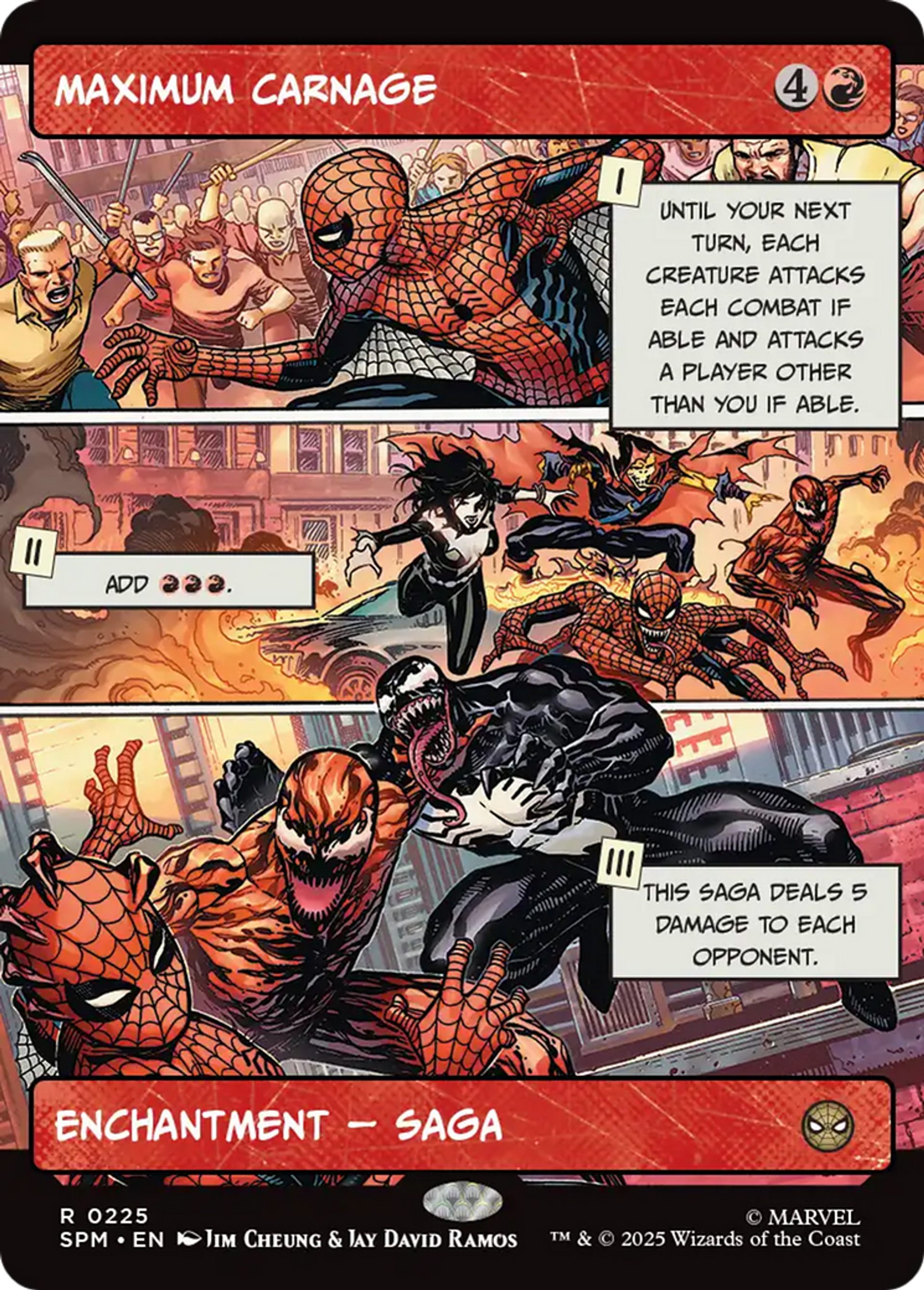 Carnage maximum — Marvel's Spider-Man — Magic: The Gathering