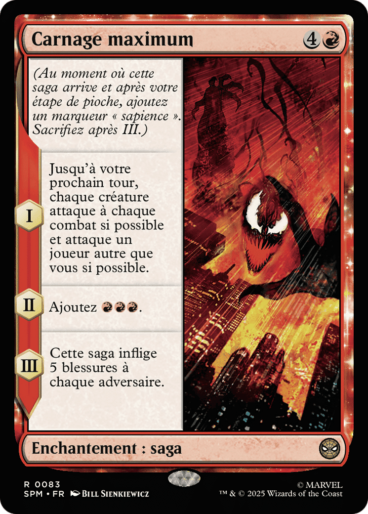 Carnage maximum — Marvel's Spider-Man — Magic: The Gathering