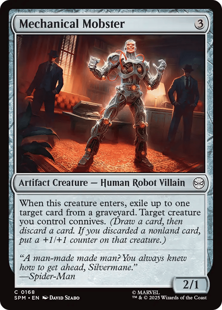 Mechanical Mobster — Marvel's Spider-Man — Magic: The Gathering