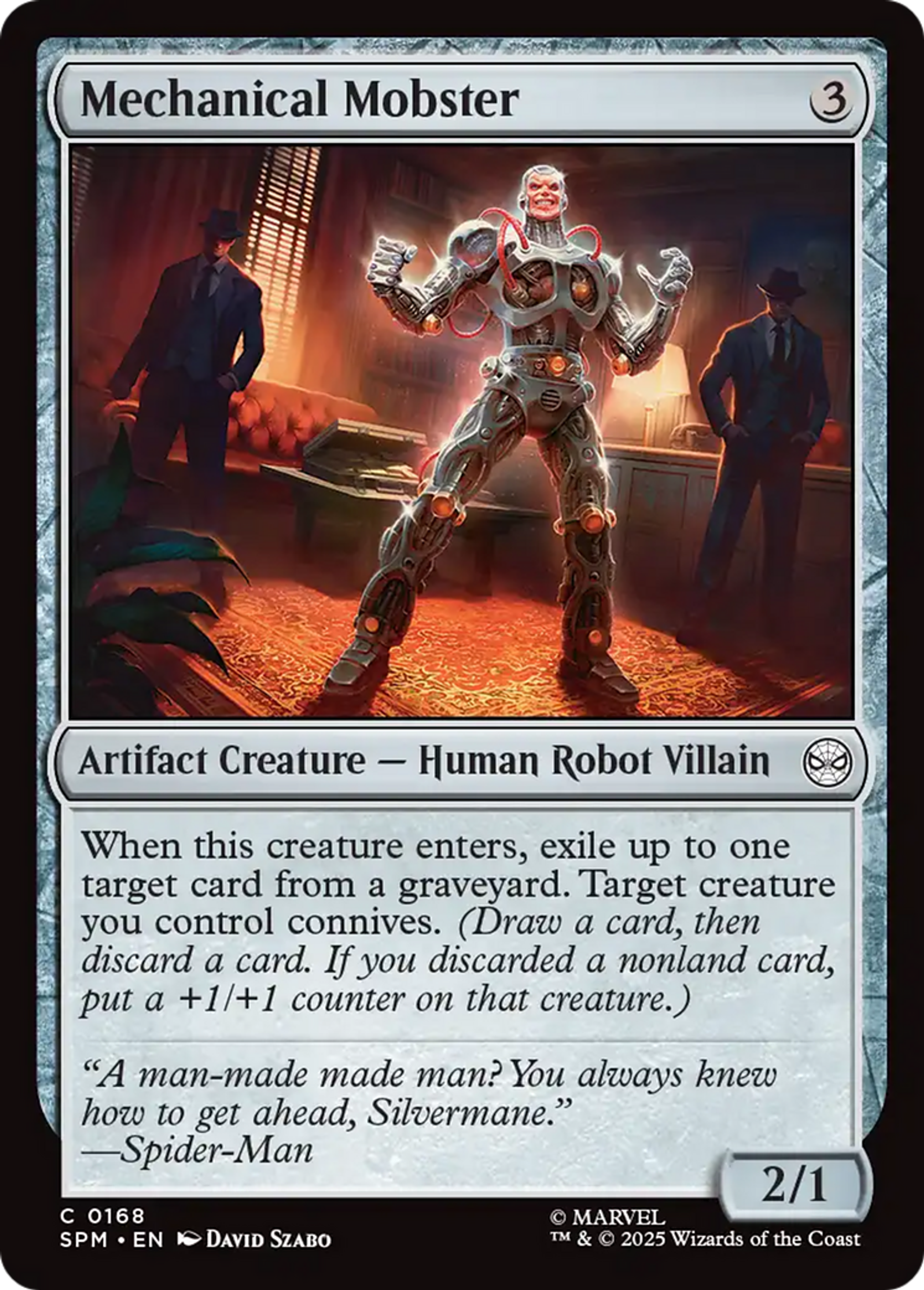 Mechanical Mobster — Marvel's Spider-Man — Magic: The Gathering