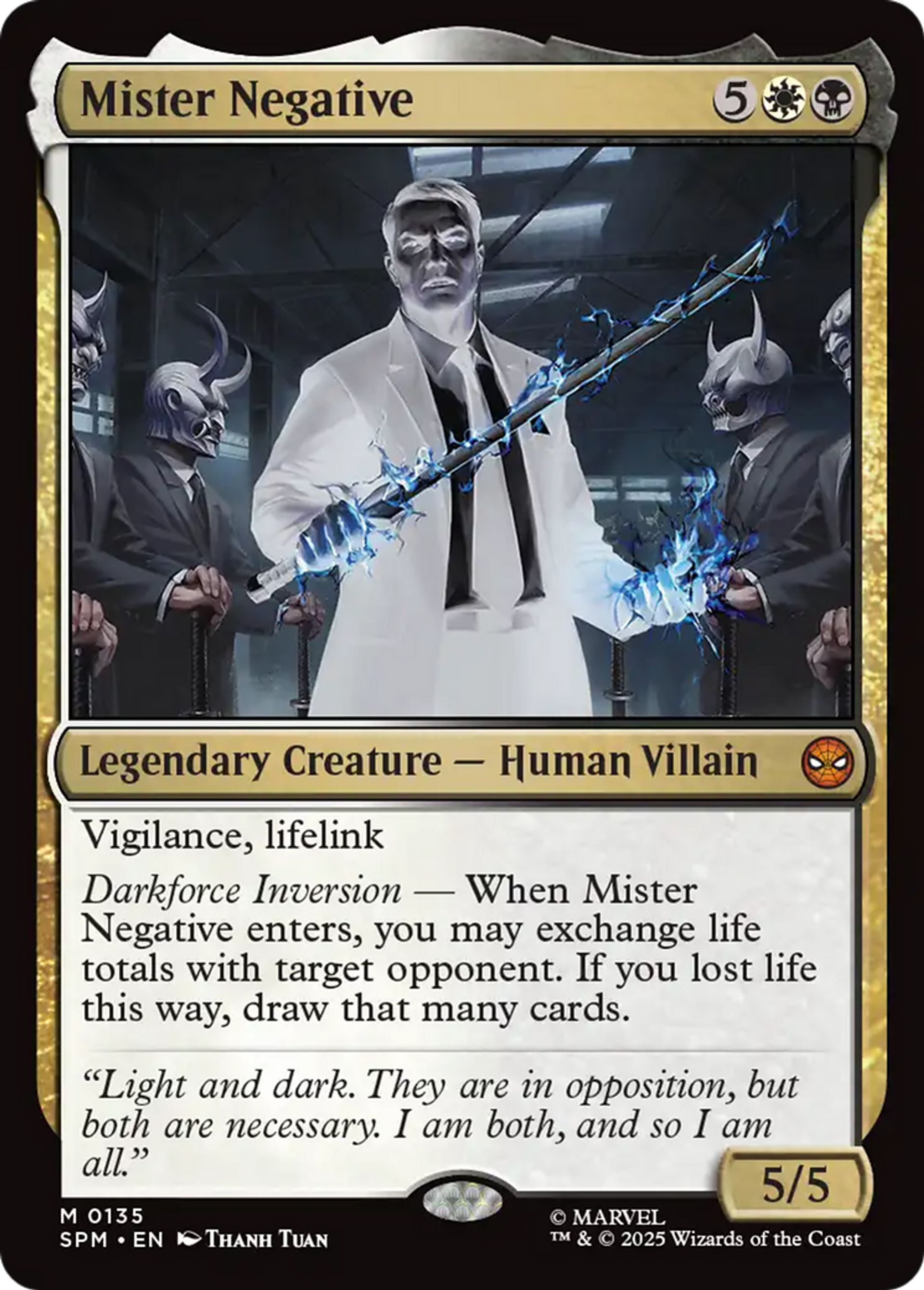 Mister Negative — Marvel's Spider-Man — Magic: The Gathering