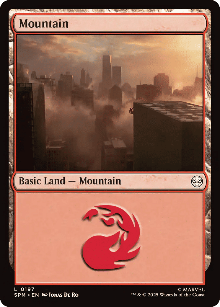 Mountain — Marvel's Spider-Man — Magic: The Gathering