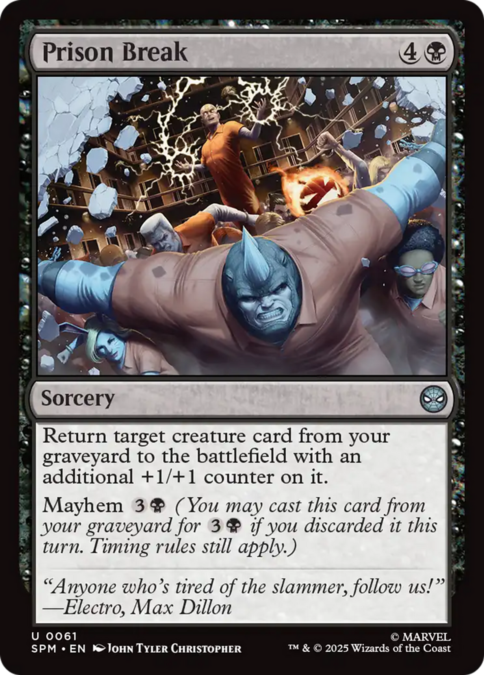 Prison Break — Marvel's Spider-Man — Magic: The Gathering