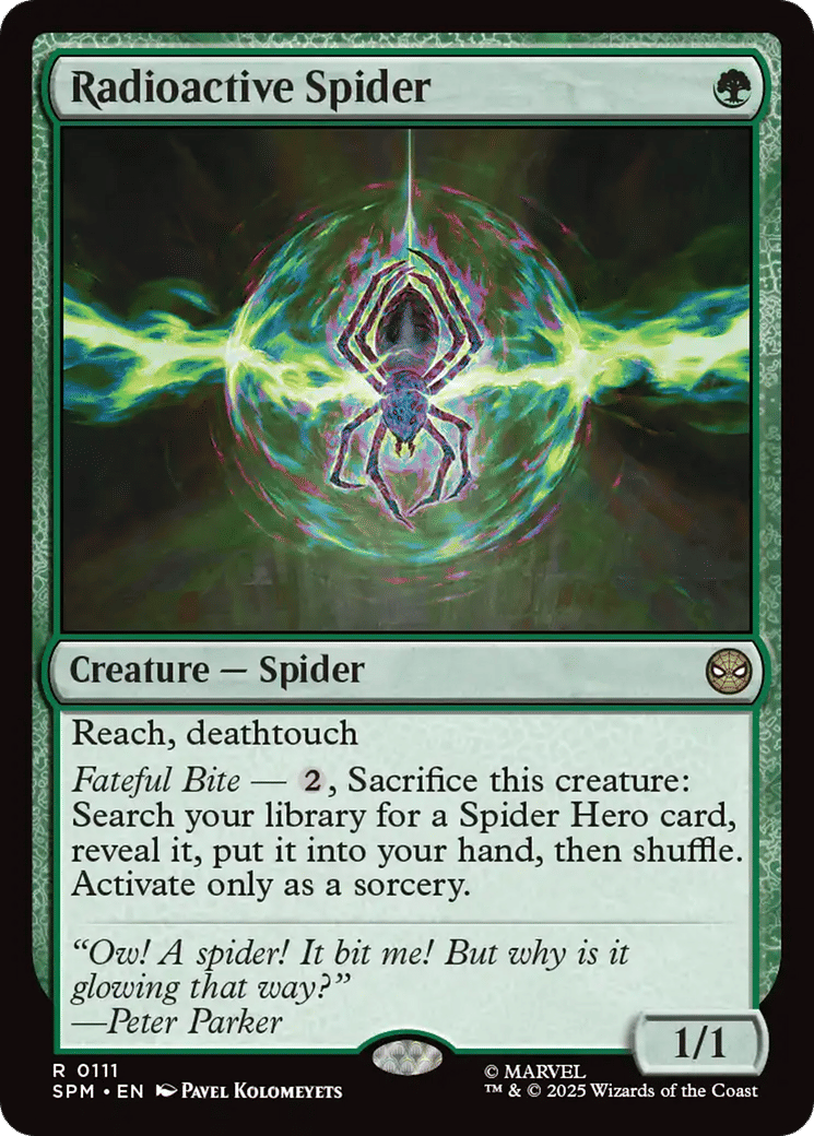 Radioactive Spider — Marvel's Spider-Man — Magic: The Gathering
