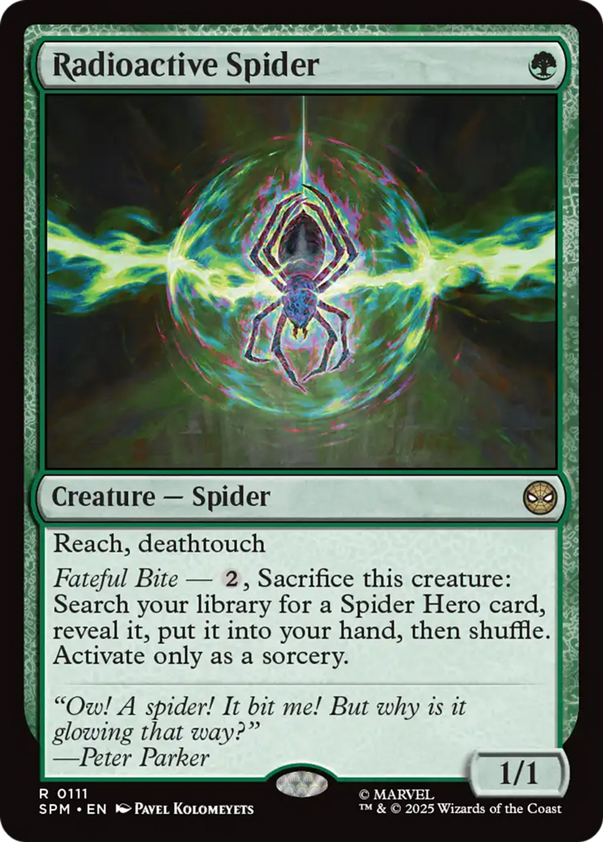 Radioactive Spider — Marvel's Spider-Man — Magic: The Gathering
