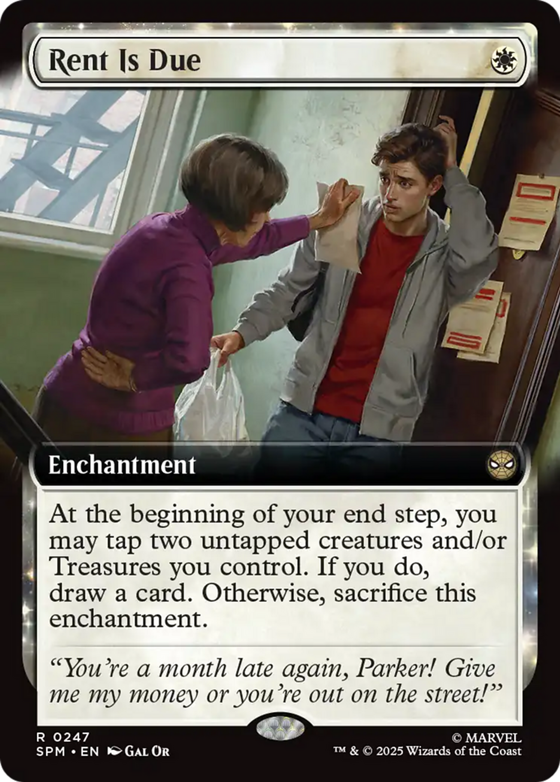 Rent Is Due — Marvel's Spider-Man — Magic: The Gathering