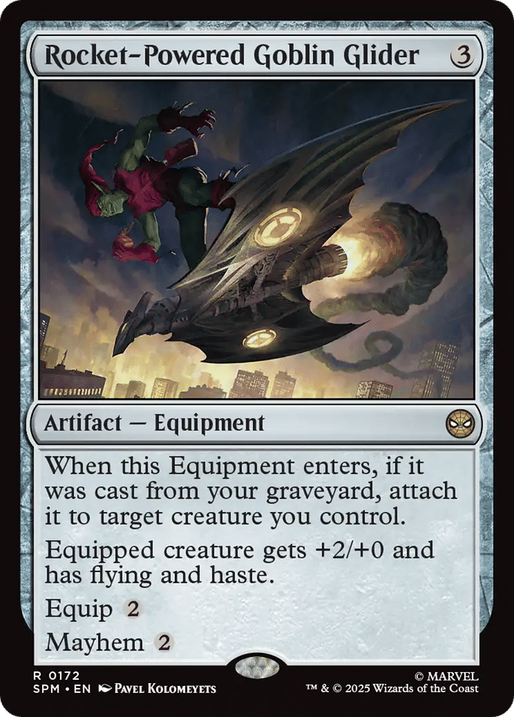 Rocket-Powered Goblin Glider — Marvel's Spider-Man — Magic: The Gathering
