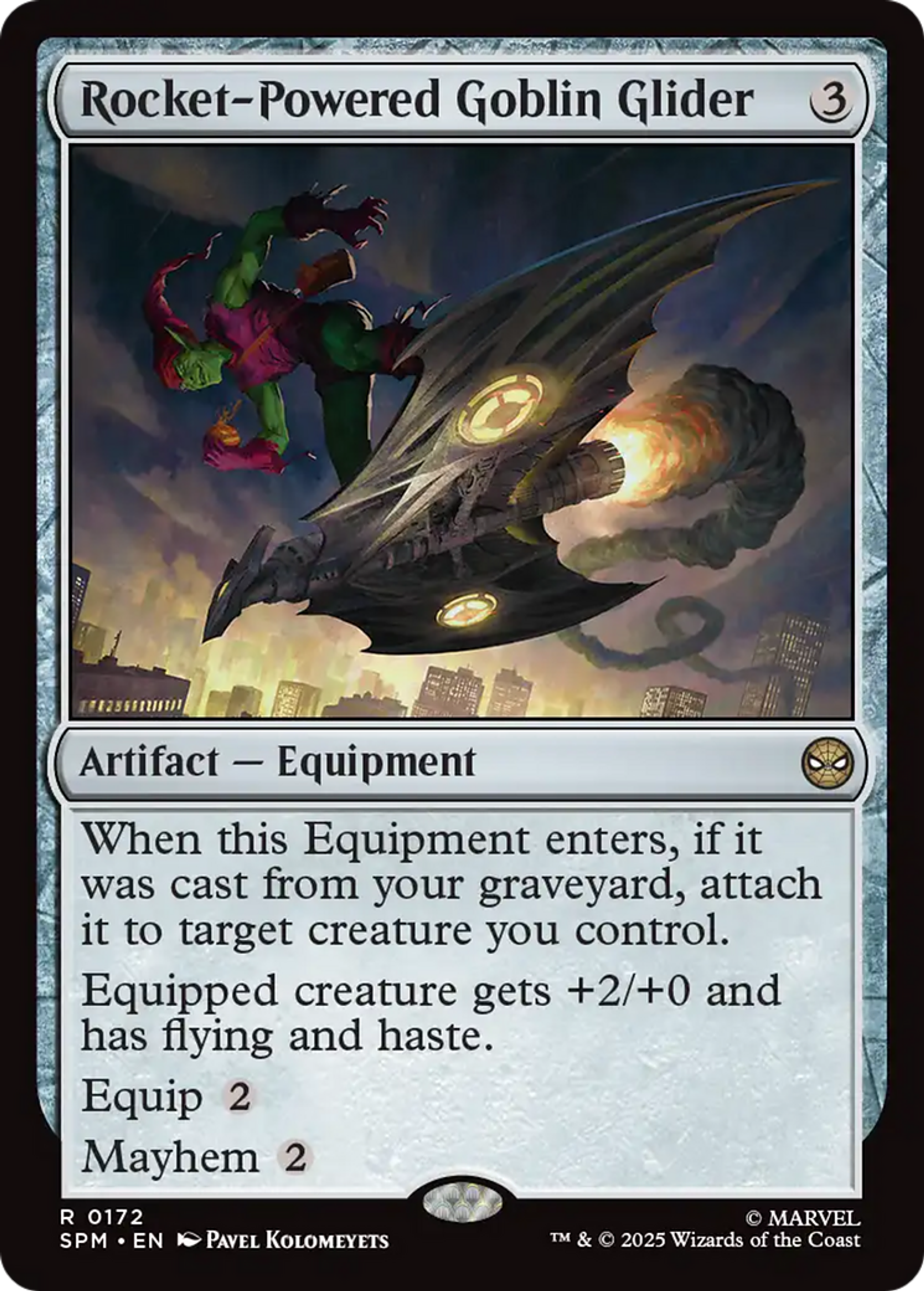 Rocket-Powered Goblin Glider — Marvel's Spider-Man — Magic: The Gathering