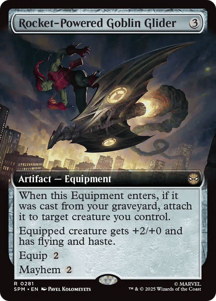 Rocket-Powered Goblin Glider — Marvel's Spider-Man — Magic: The Gathering