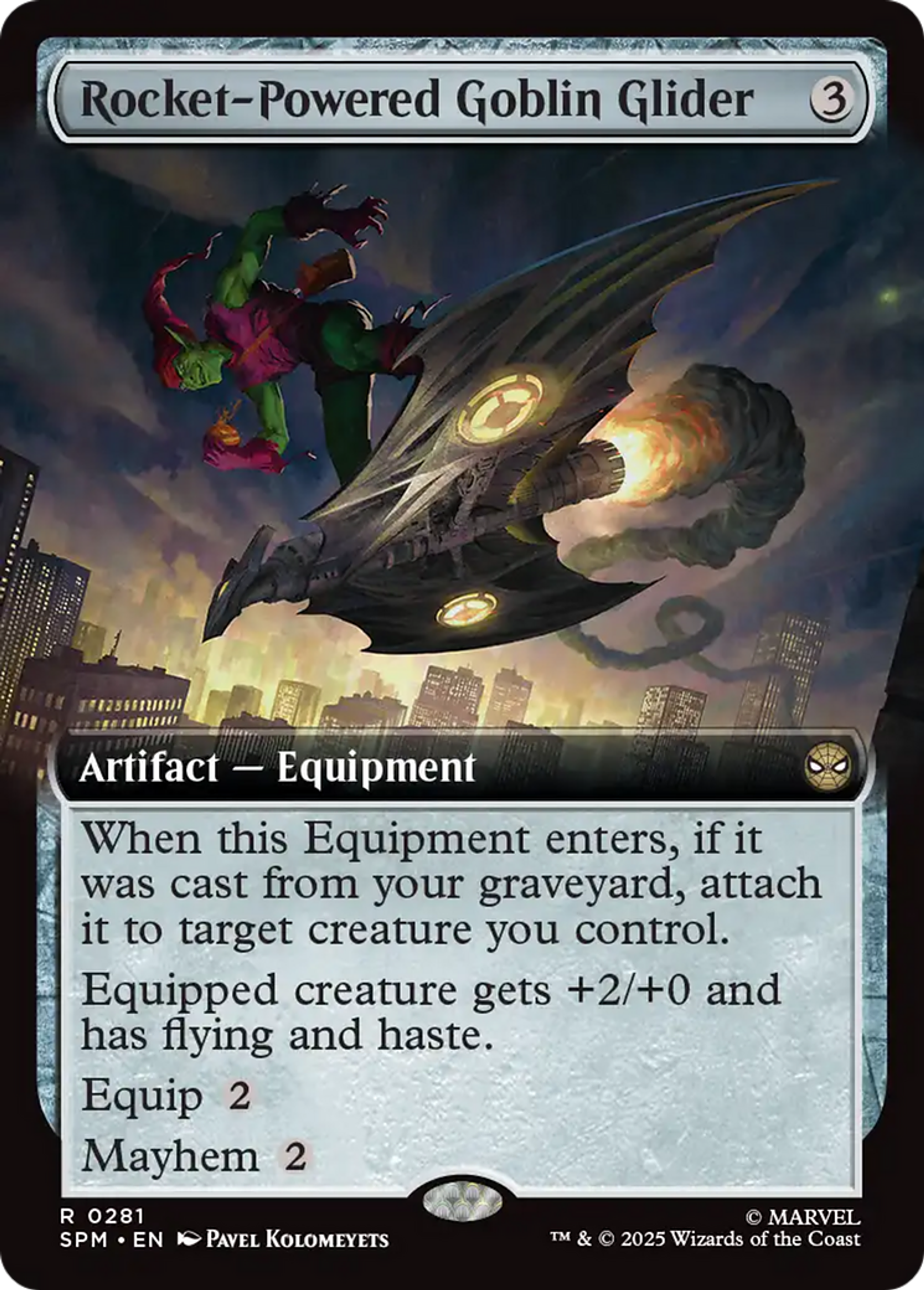 Rocket-Powered Goblin Glider — Marvel's Spider-Man — Magic: The Gathering