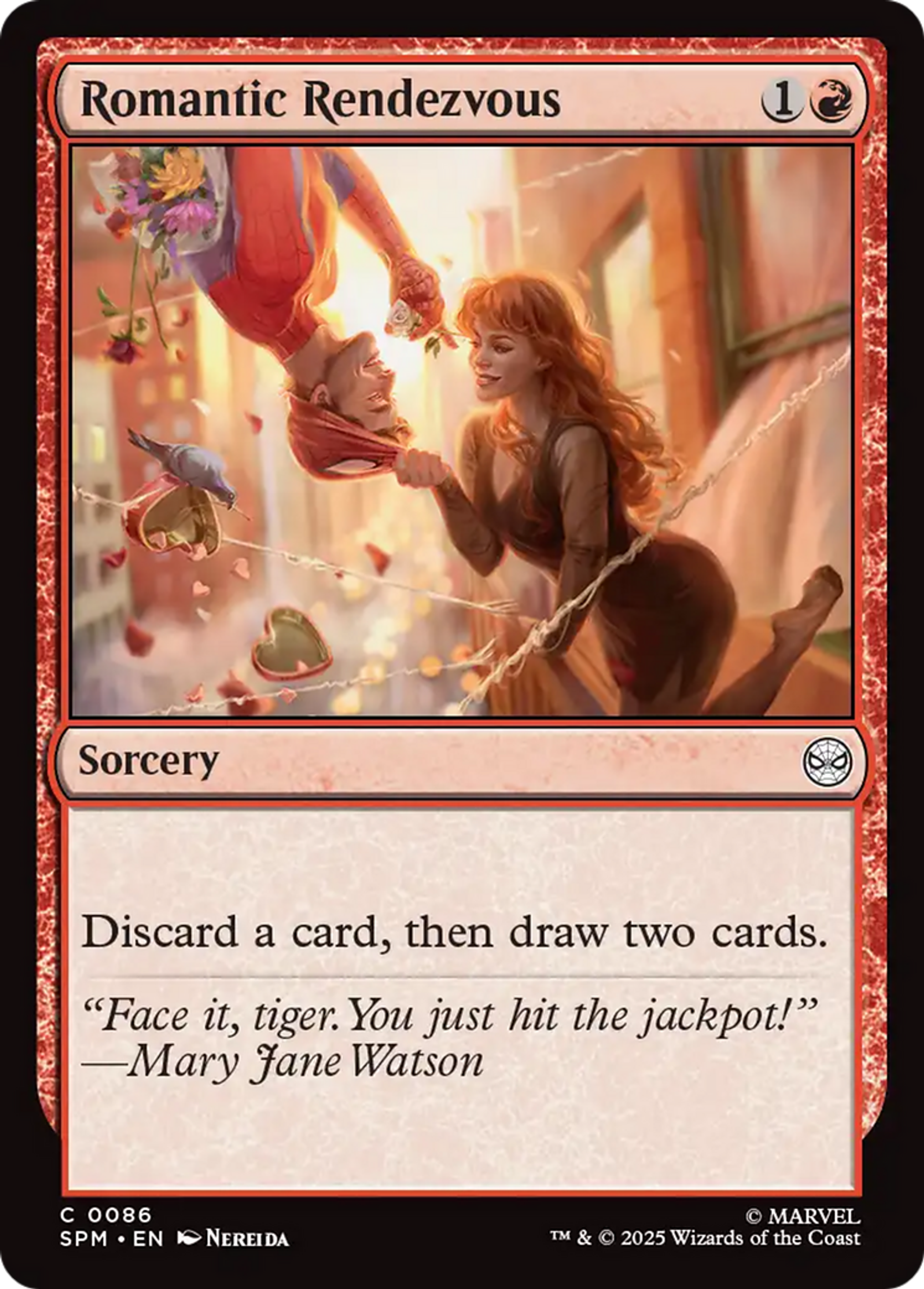 Rendez-vous romantique — Marvel's Spider-Man — Magic: The Gathering