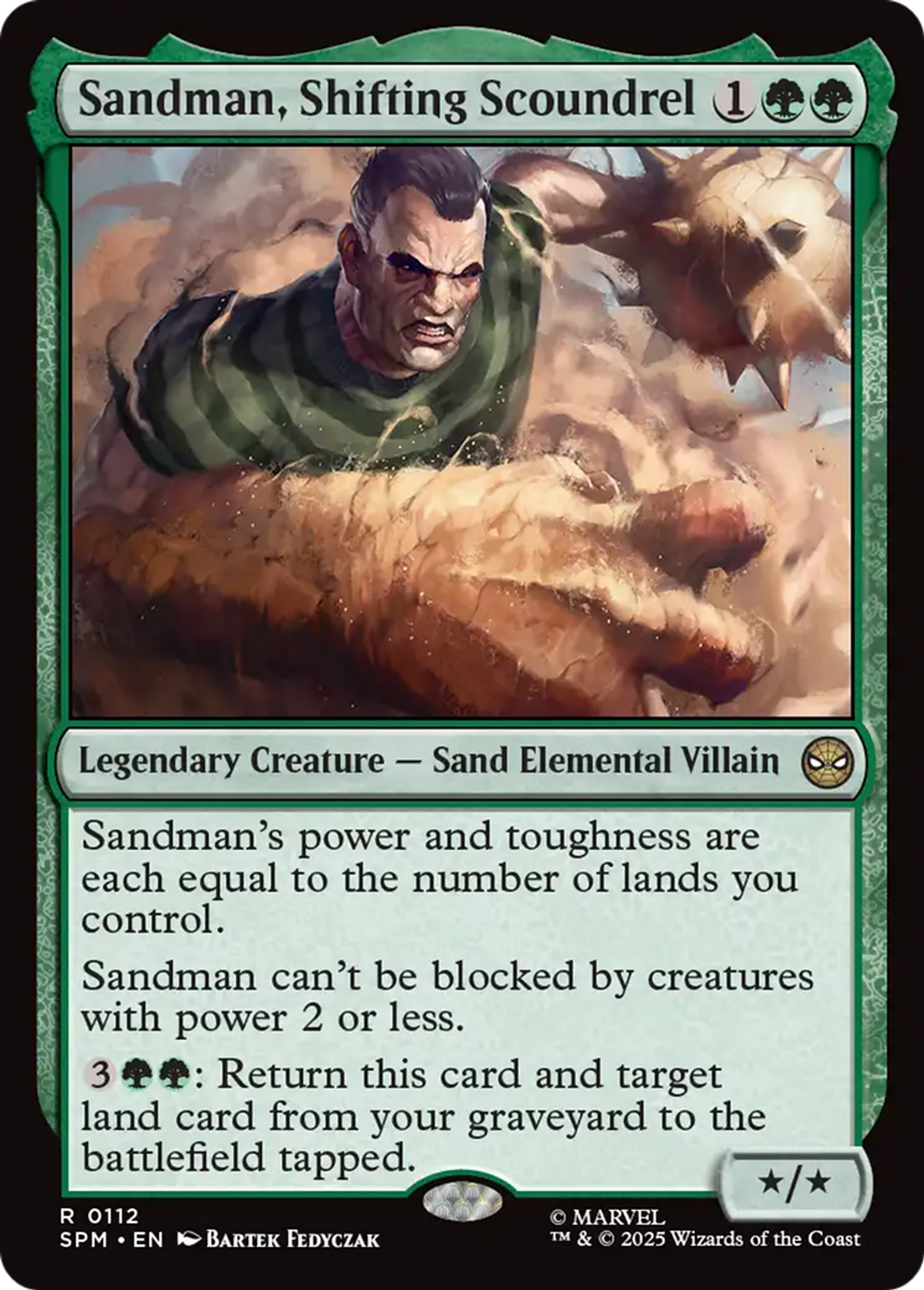 Sandman, Shifting Scoundrel — Marvel's Spider-Man — Magic: The Gathering