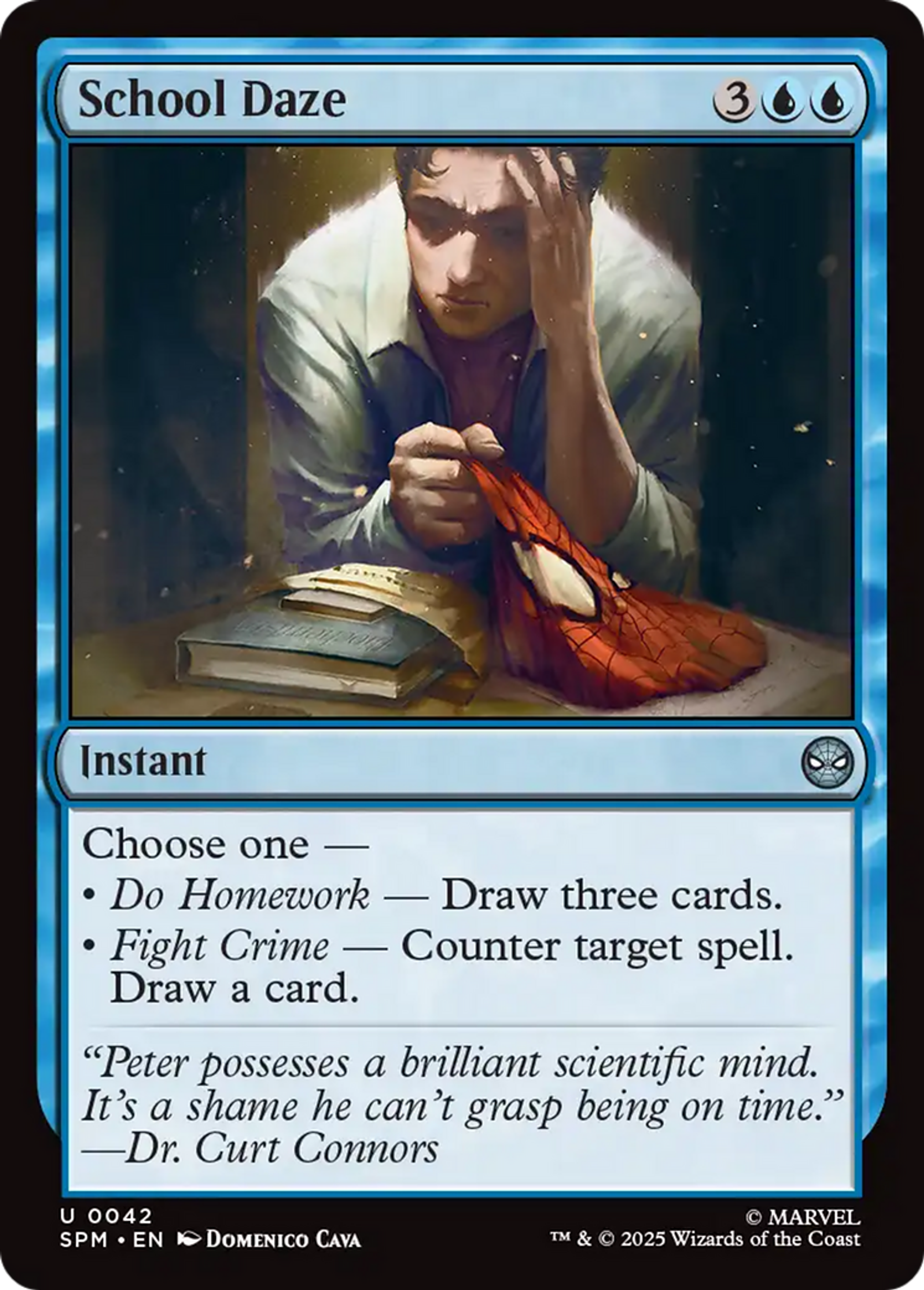Hébétude académique — Marvel's Spider-Man — Magic: The Gathering