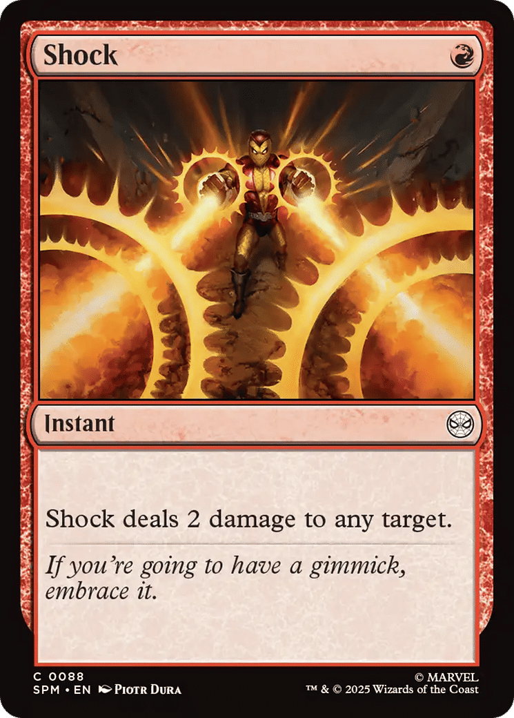 Shock — Marvel's Spider-Man — Magic: The Gathering