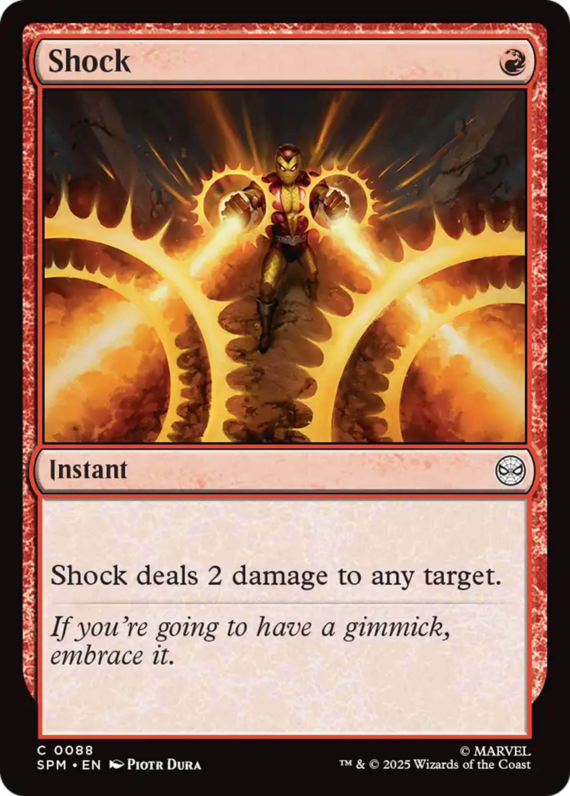 Shock — Marvel's Spider-Man — Magic: The Gathering