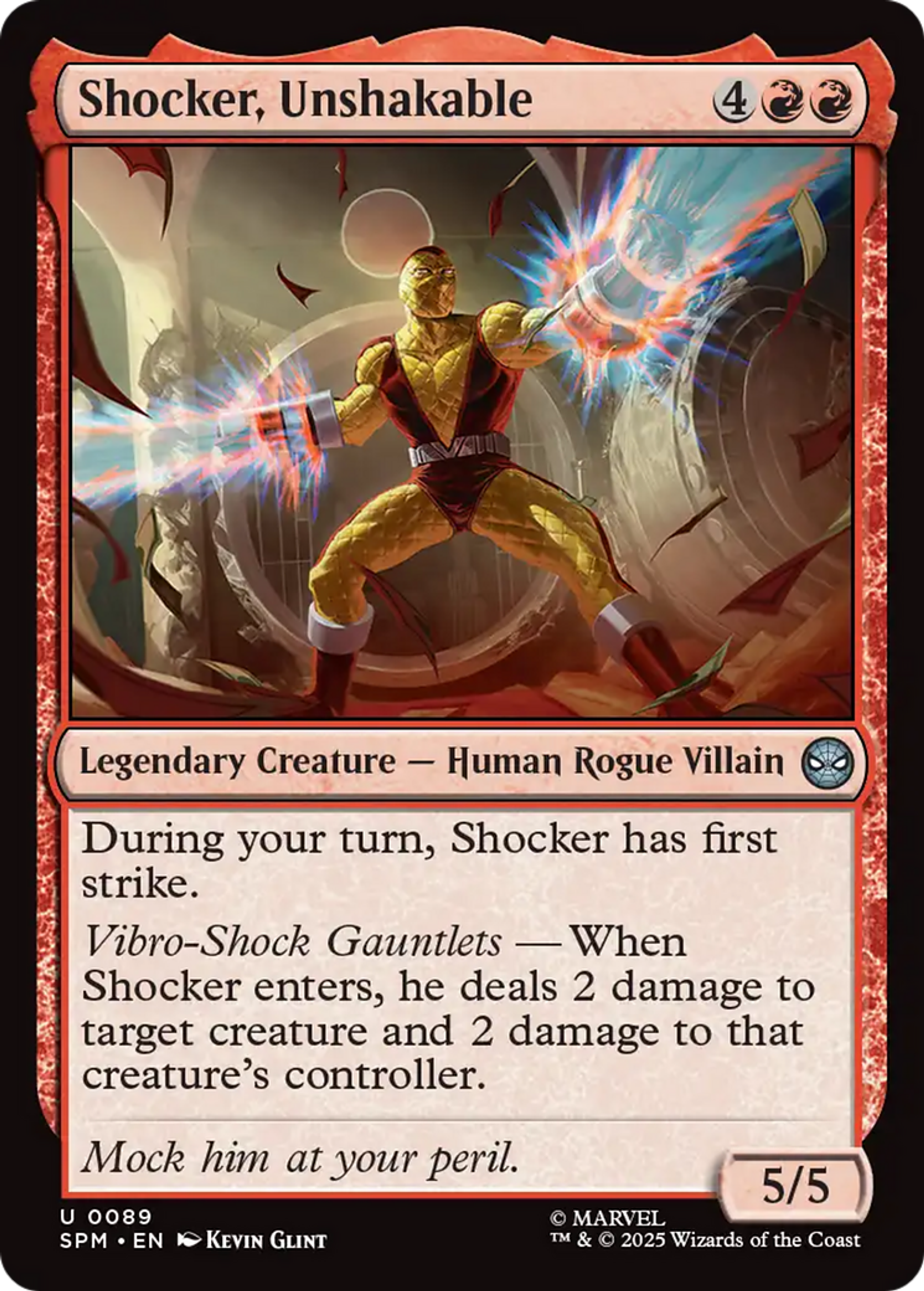 Shocker, inébranlable — Marvel's Spider-Man — Magic: The Gathering