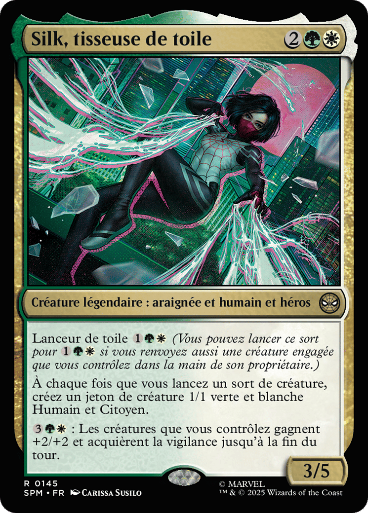 Silk, tisseuse de toile — Marvel's Spider-Man — Magic: The Gathering