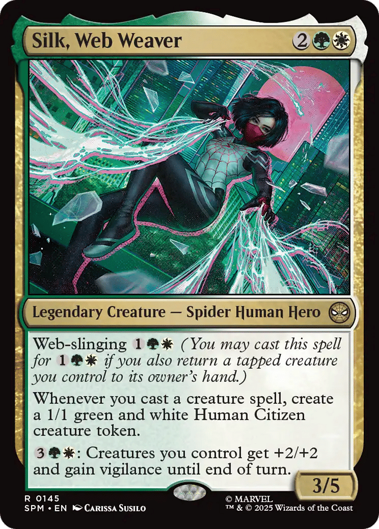 Silk, Web Weaver — Marvel's Spider-Man — Magic: The Gathering