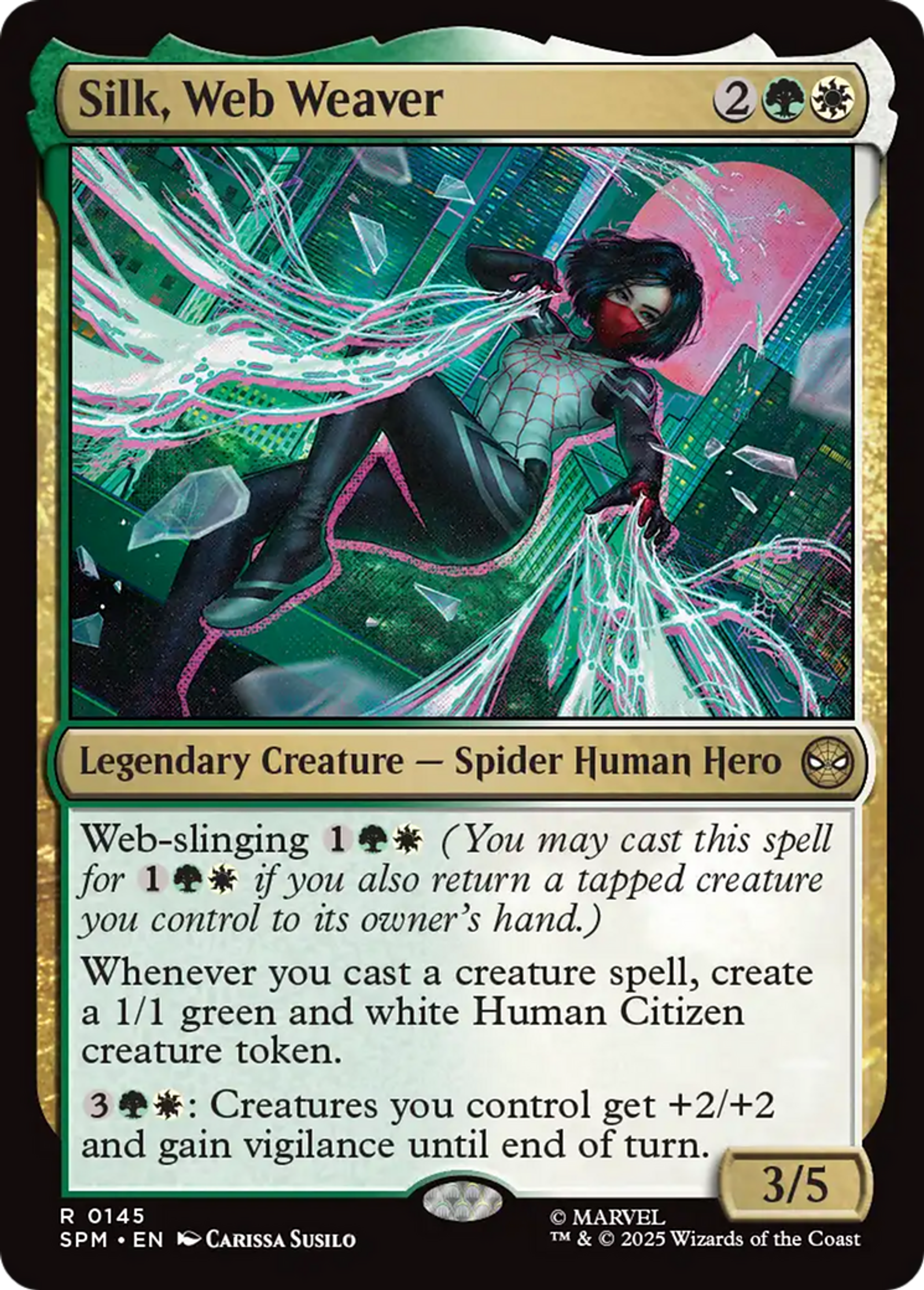 Silk, Web Weaver — Marvel's Spider-Man — Magic: The Gathering