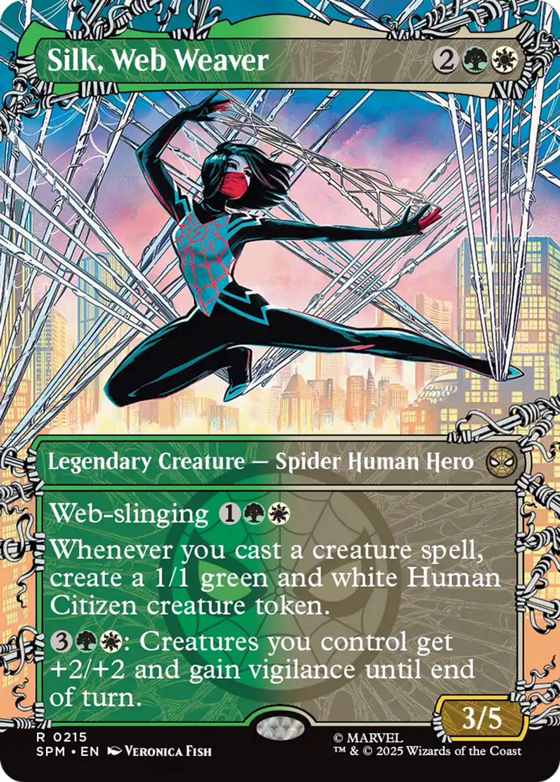 Silk, tisseuse de toile — Marvel's Spider-Man — Magic: The Gathering