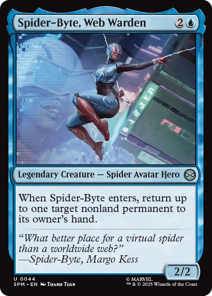 Spider-Byte, Web Warden — Marvel's Spider-Man — Magic: The Gathering