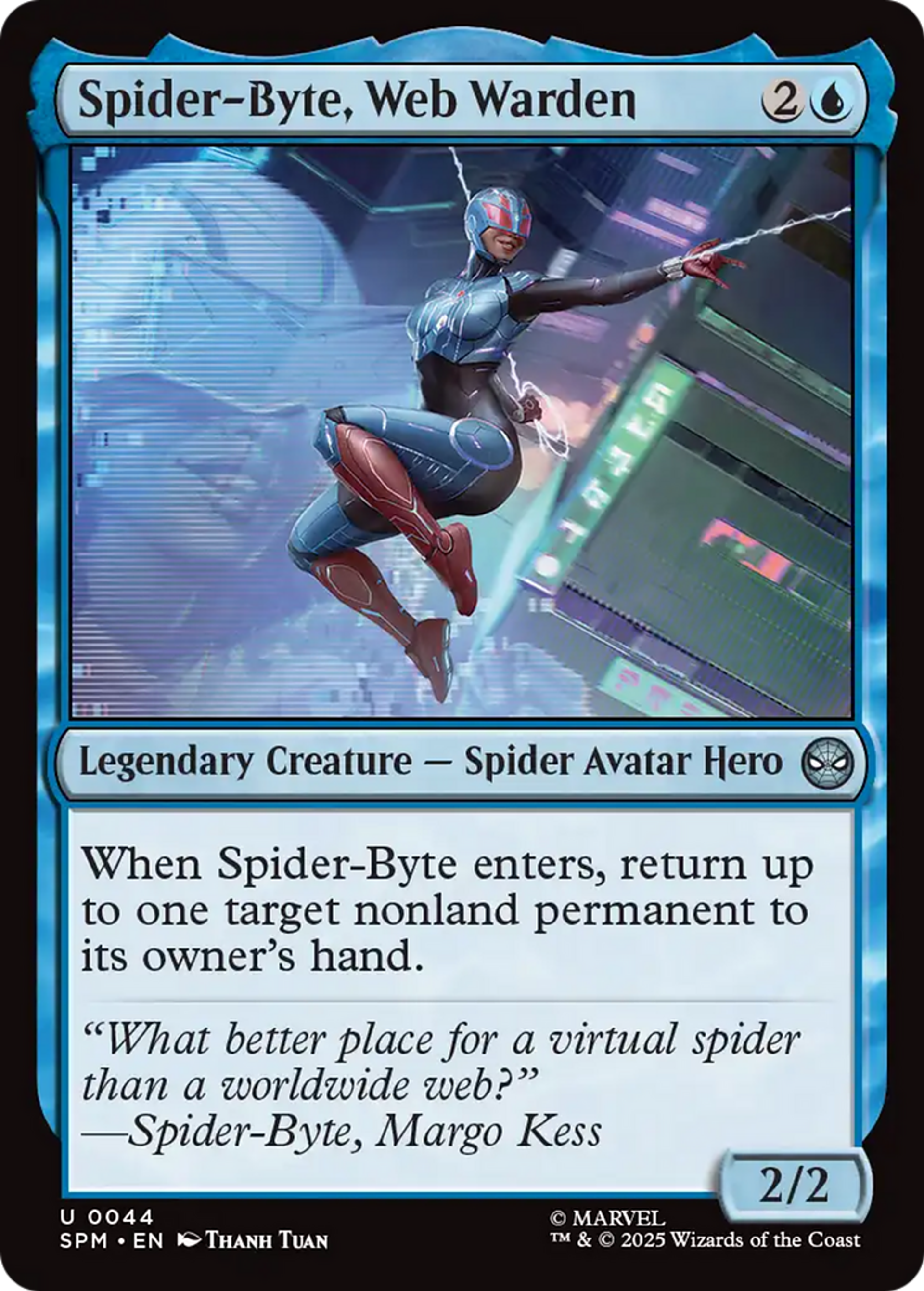 Spider-Byte, Web Warden — Marvel's Spider-Man — Magic: The Gathering