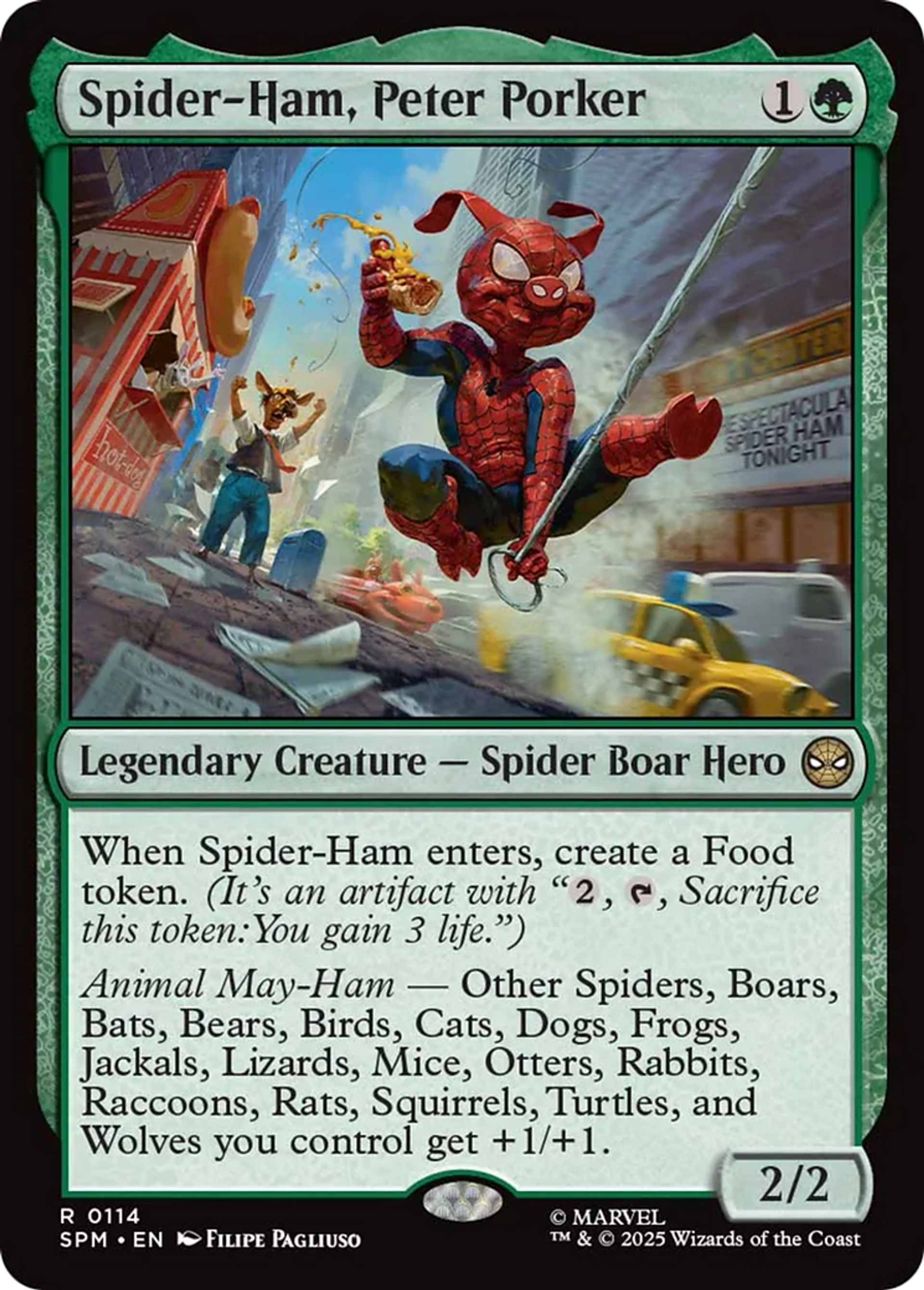 Spider-Cochon, Peter Porker — Marvel's Spider-Man — Magic: The Gathering