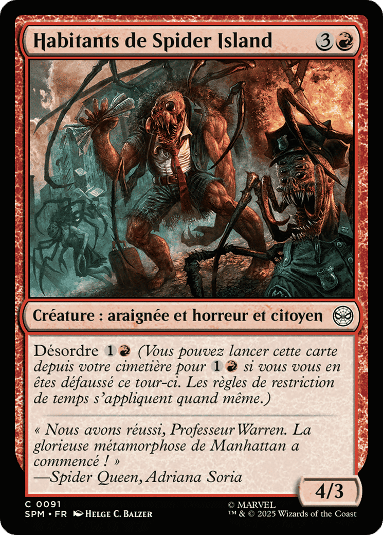 Habitants de Spider Island — Marvel's Spider-Man — Magic: The Gathering