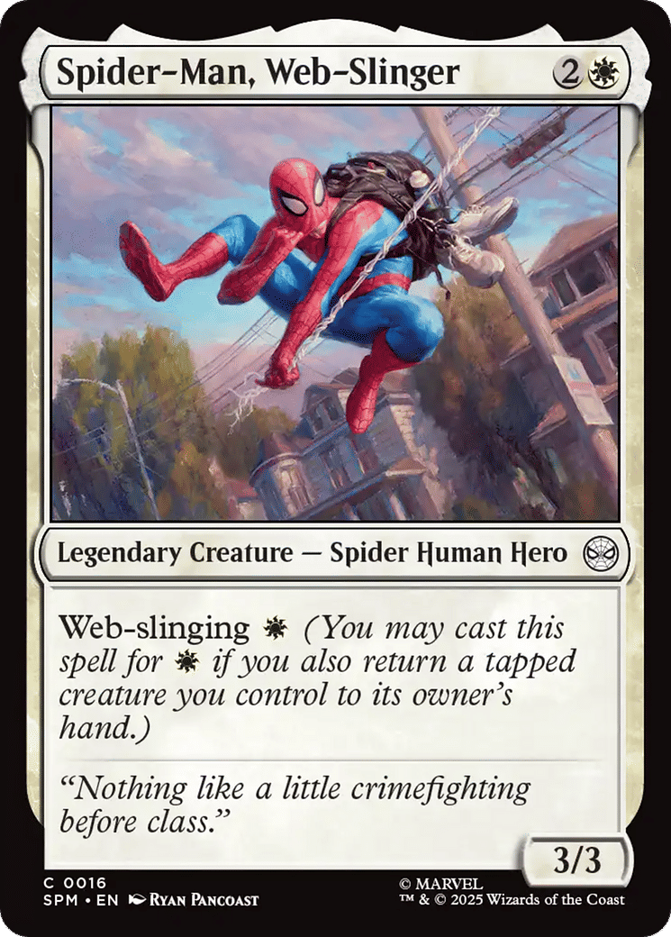 Spider-Man, Web-Slinger — Marvel's Spider-Man — Magic: The Gathering