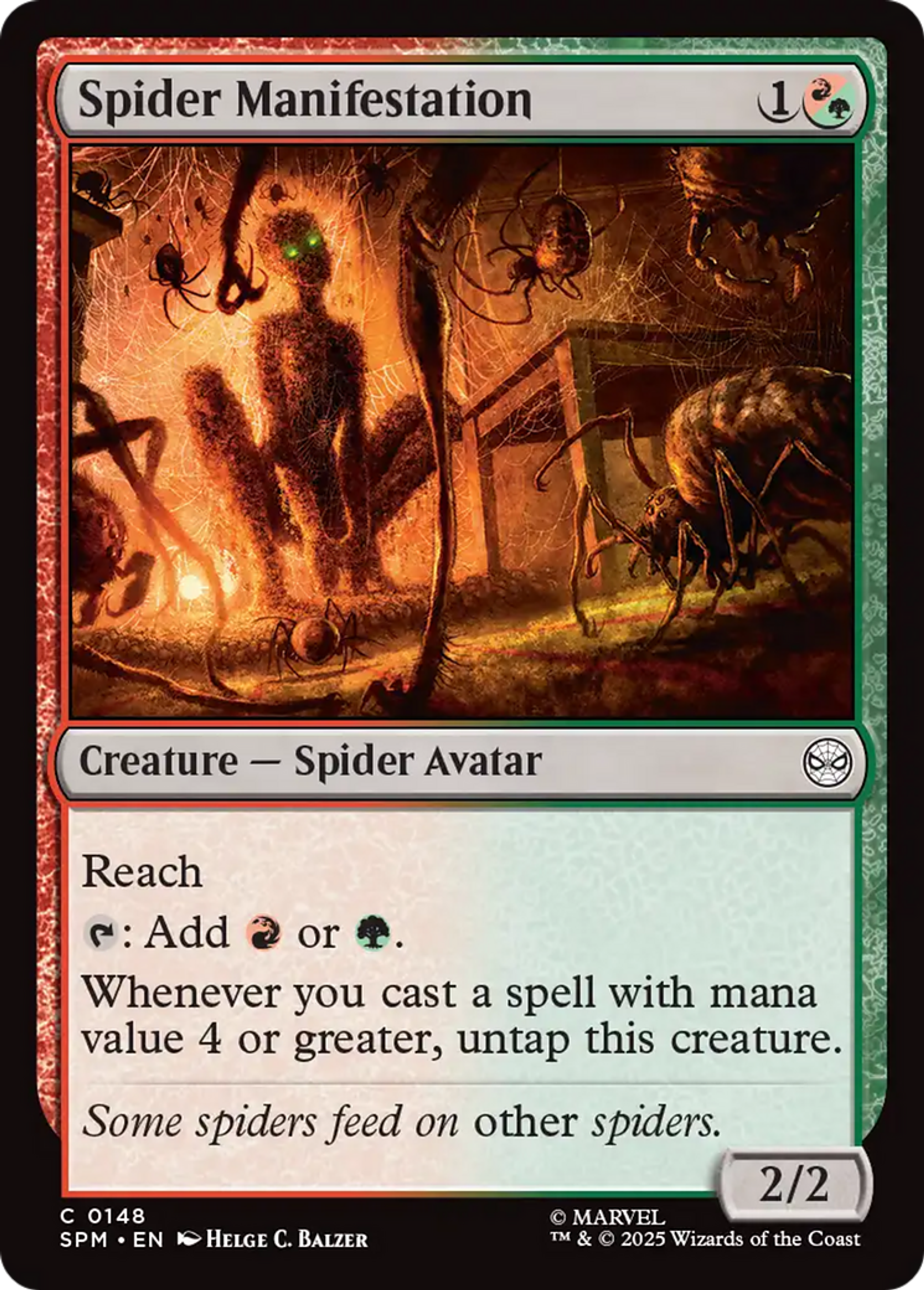 Manifestation arachnide — Marvel's Spider-Man — Magic: The Gathering