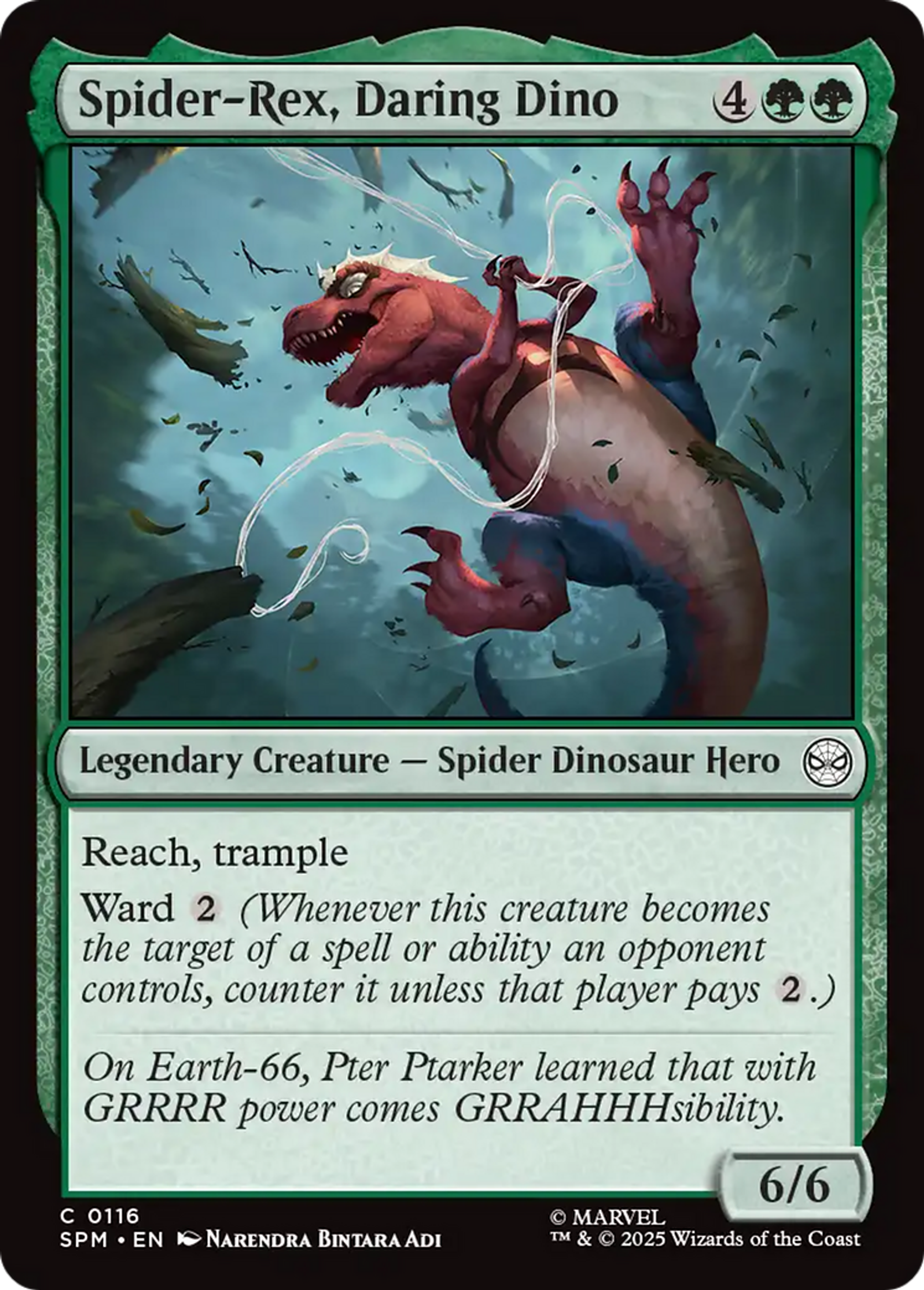 Spider-Rex, Daring Dino — Marvel's Spider-Man — Magic: The Gathering