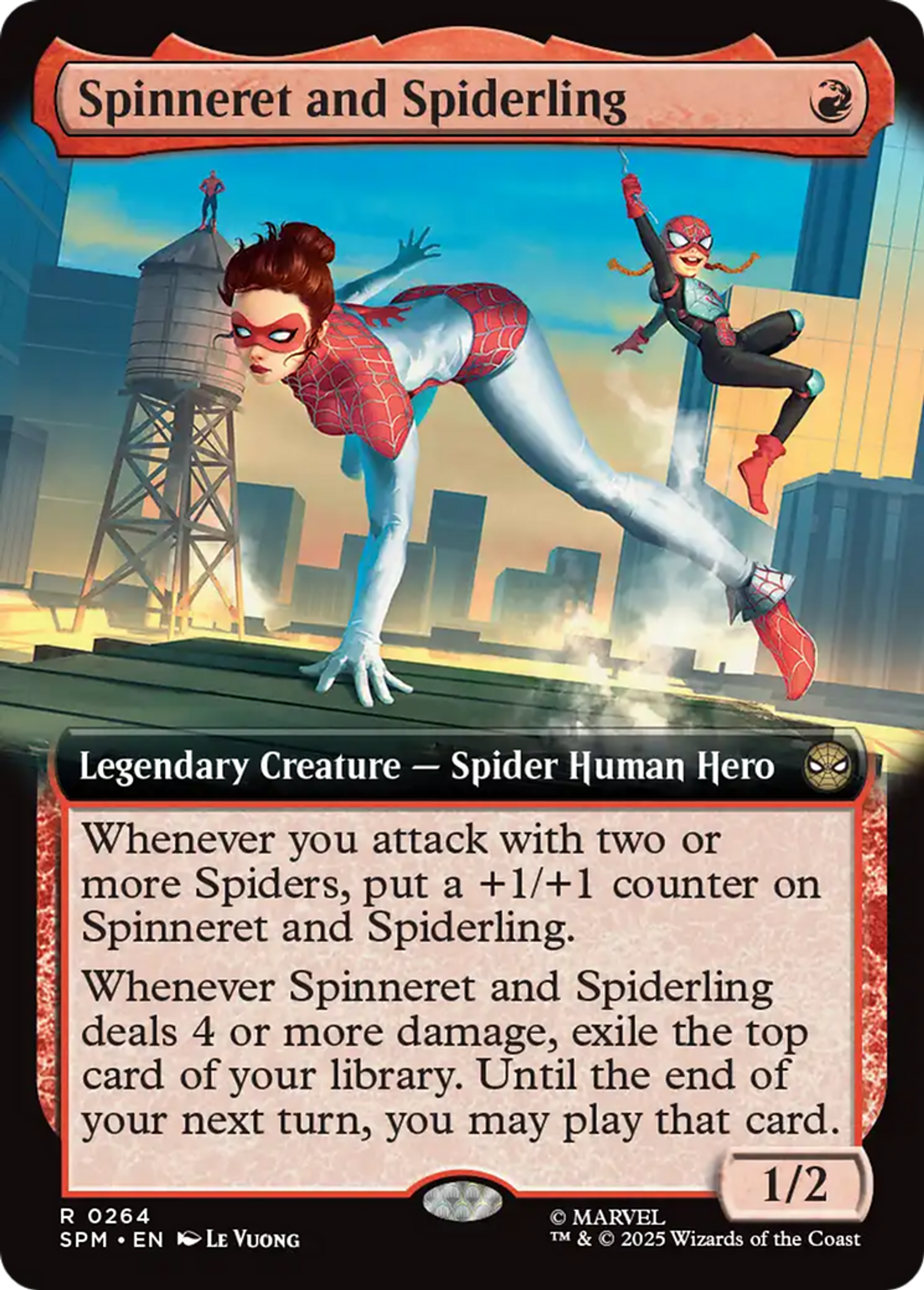 Spinneret and Spiderling — Marvel's Spider-Man — Magic: The Gathering