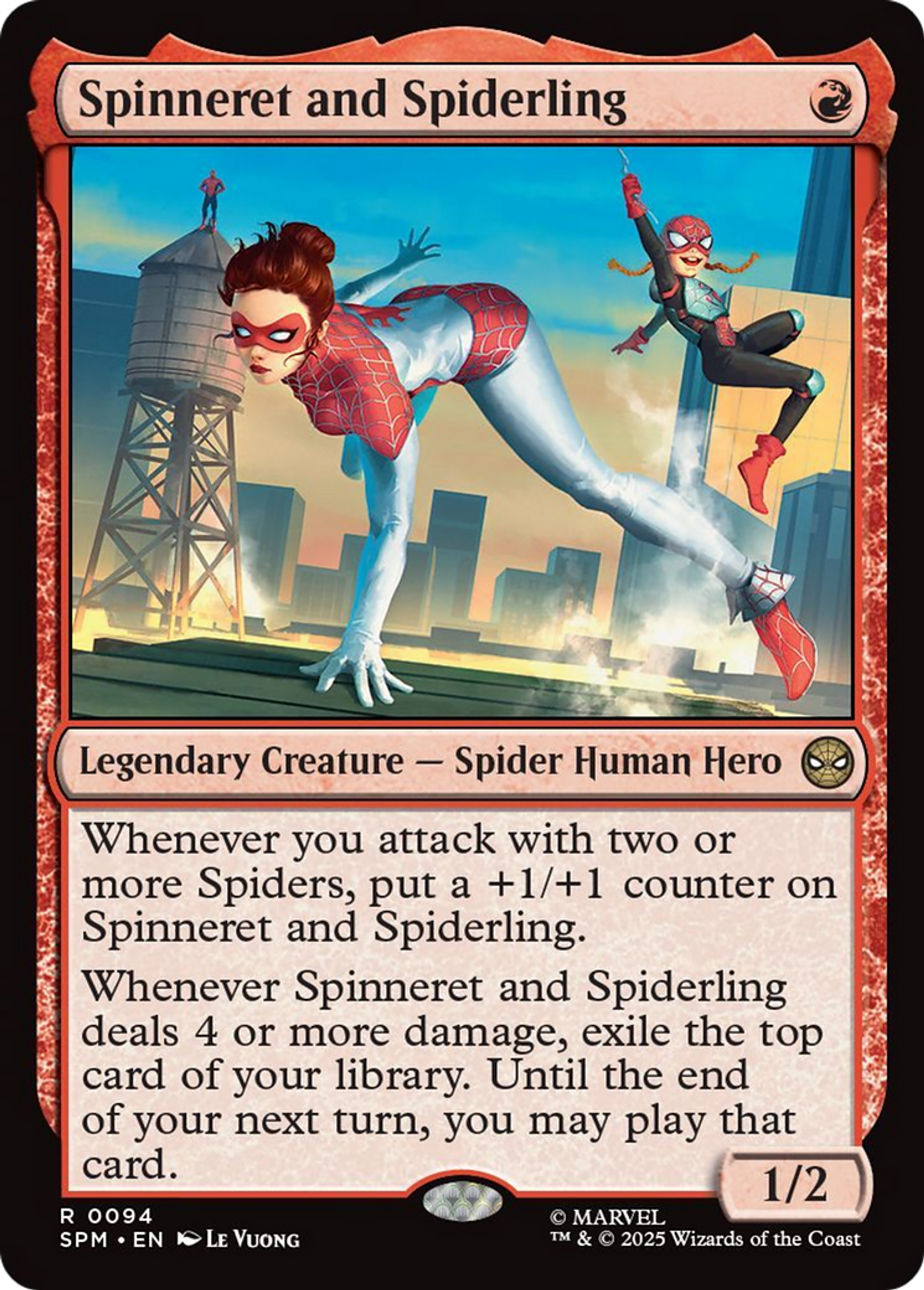 Spinneret and Spiderling — Marvel's Spider-Man — Magic: The Gathering