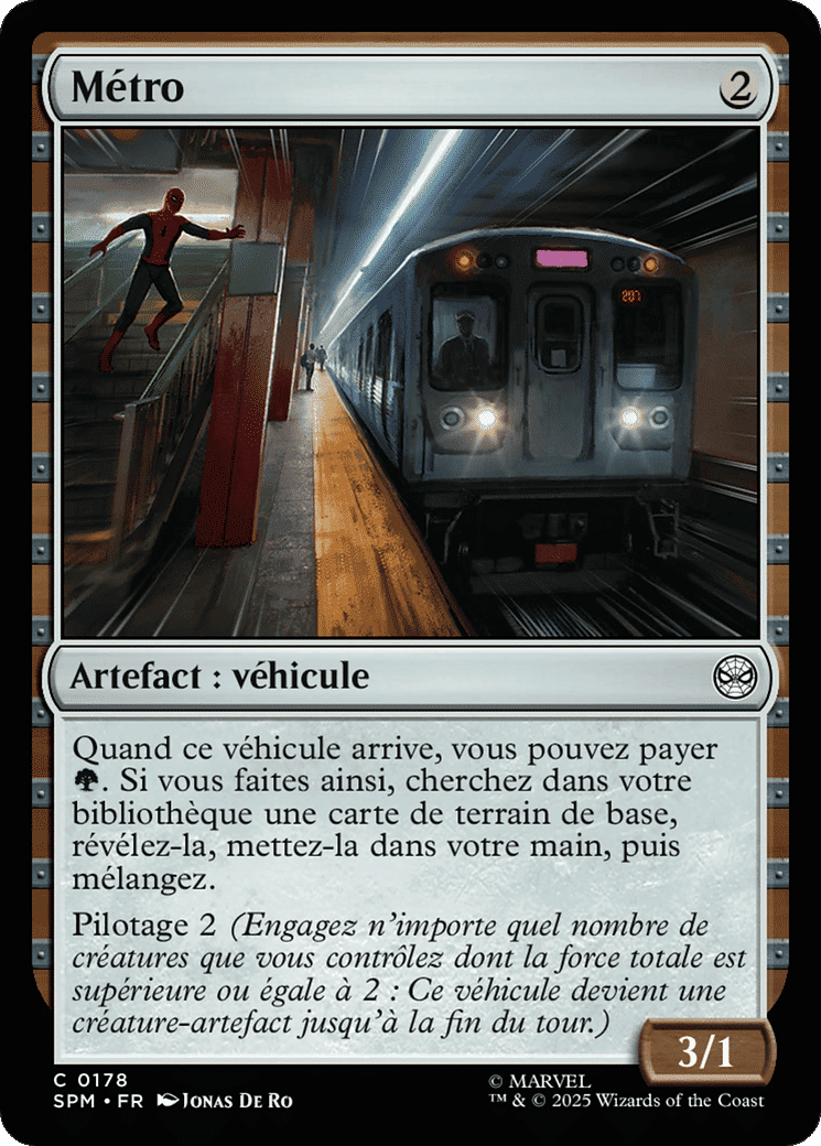 Métro — Marvel's Spider-Man — Magic: The Gathering