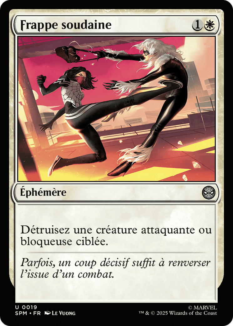 Frappe soudaine — Marvel's Spider-Man — Magic: The Gathering
