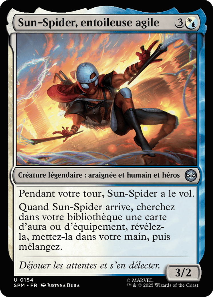 Sun-Spider, entoileuse agile — Marvel's Spider-Man — Magic: The Gathering
