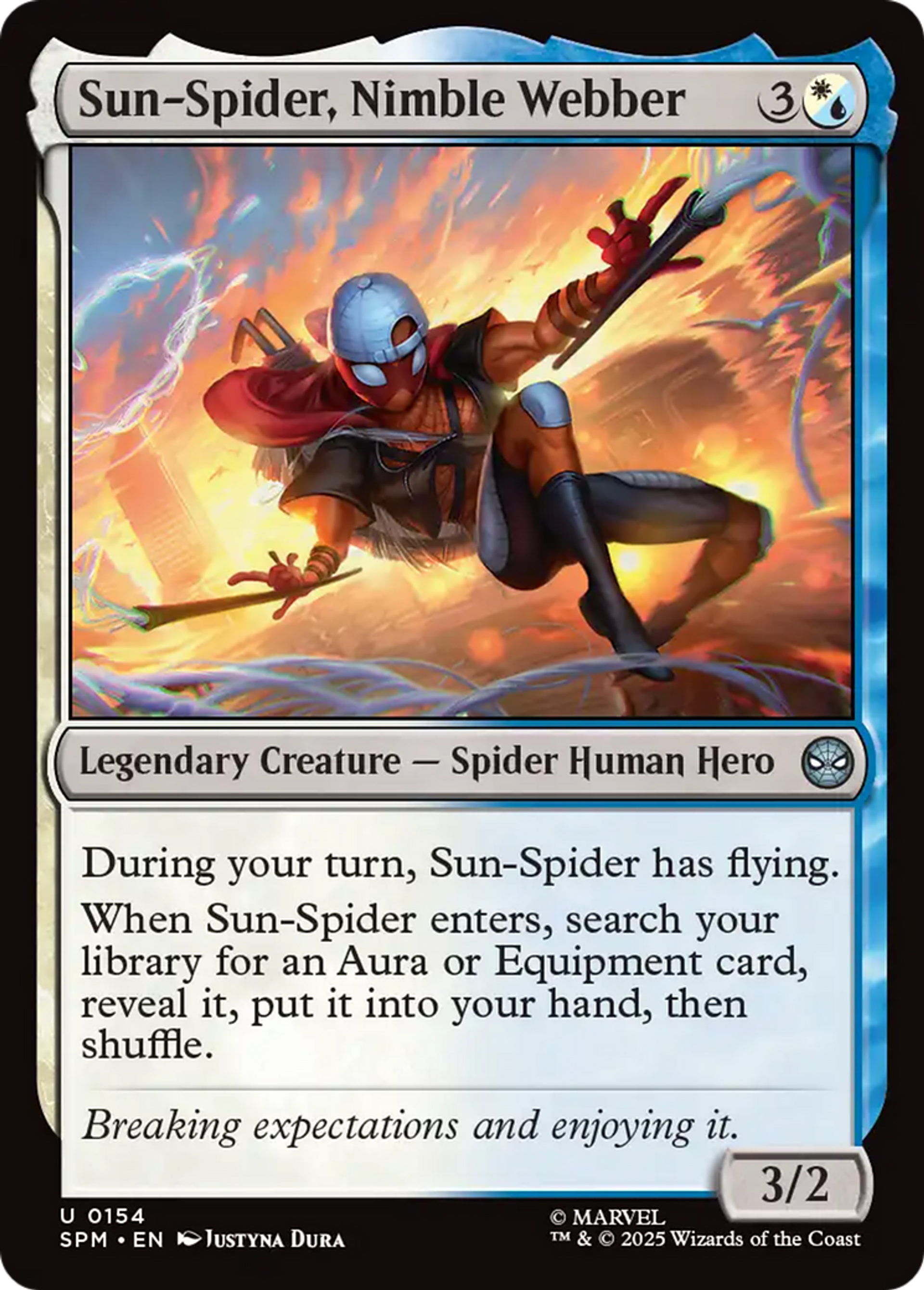 Sun-Spider, entoileuse agile — Marvel's Spider-Man — Magic: The Gathering